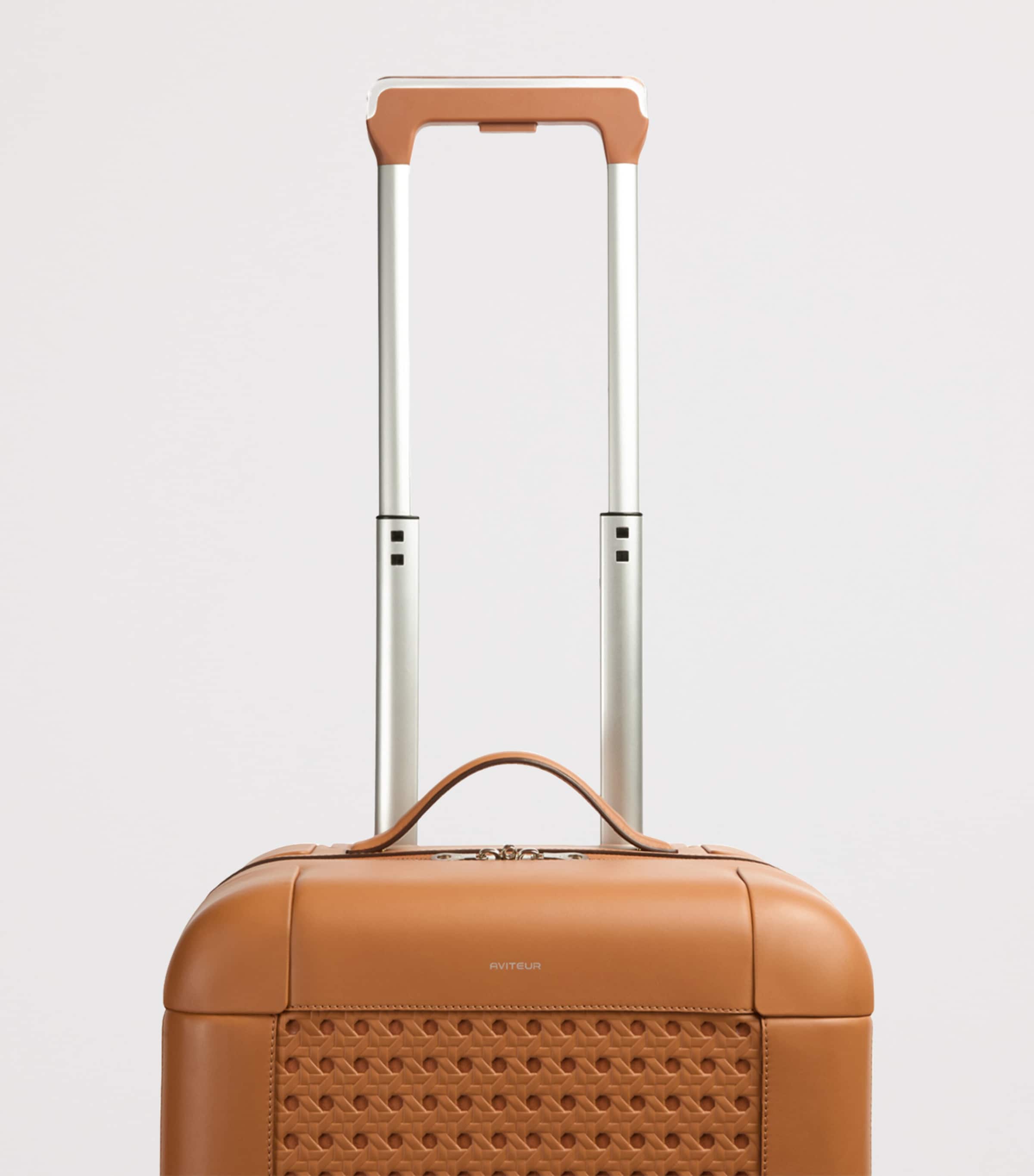 Leather Carry-On Suitcase (55cm) WALNUT Image 5