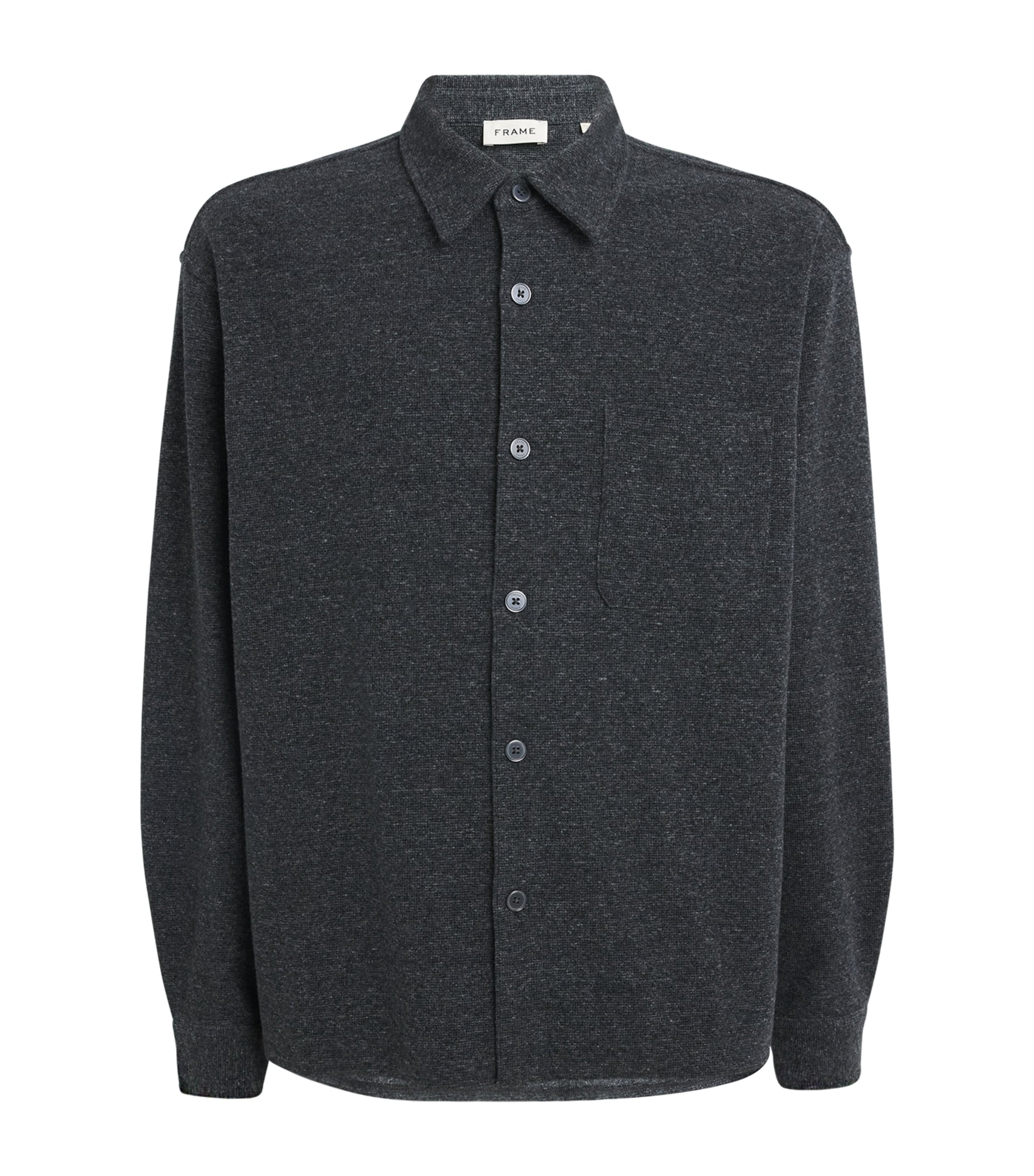 Wool Waffle-Knit Cardigan HGRY Image 1