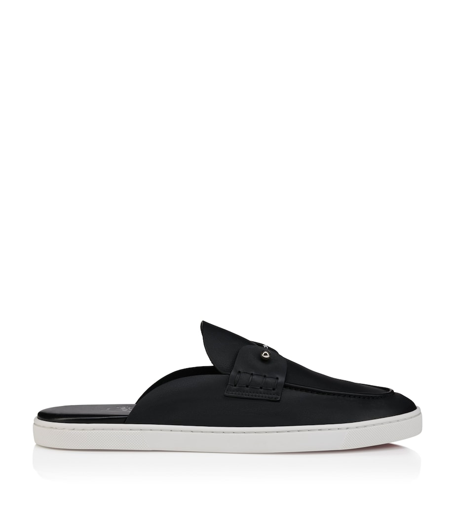Christian Louboutin Chanme Calf Leather Boat Shoes Image 1