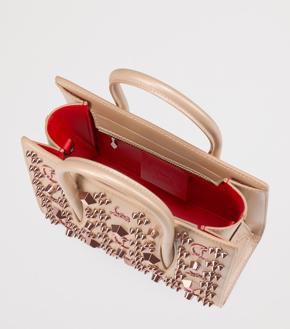 Mini Paloma Leather Top-Handle Bag F609 Image 4