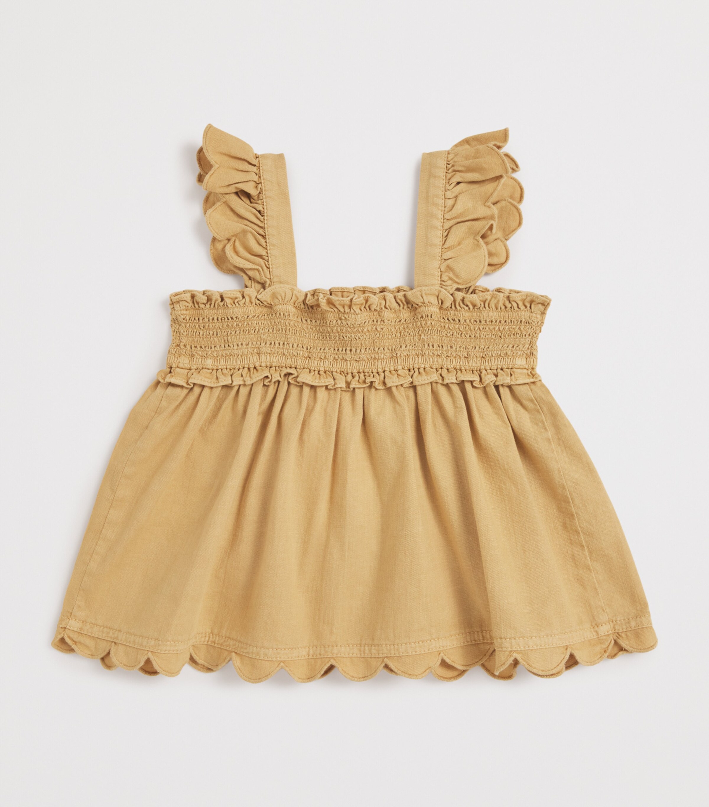 Denim Wanderlust Blouse (12 Months-12 Years) KHAKI Image 2