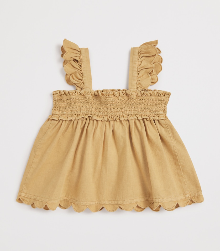 Denim Wanderlust Blouse (12 Months-12 Years) KHAKI Image 2