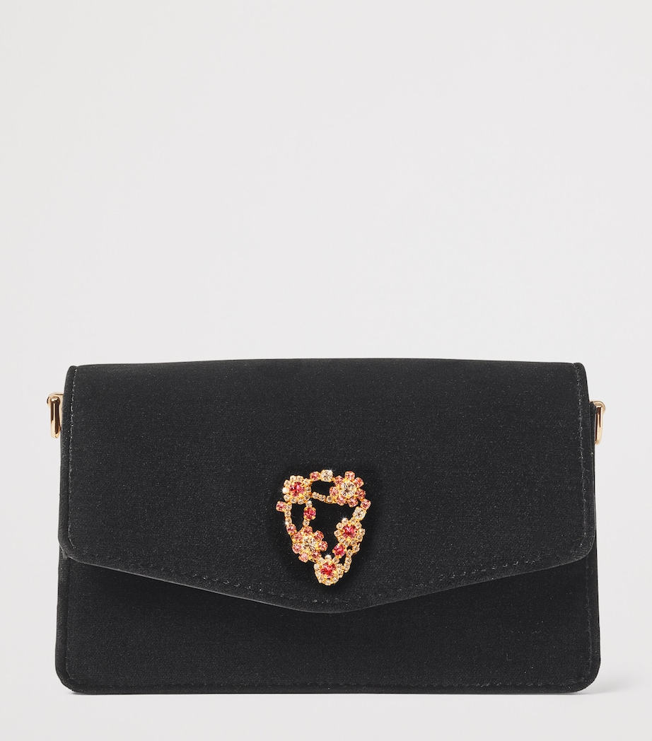 Velvet Eliza Clutch Bag BLACK Image 3