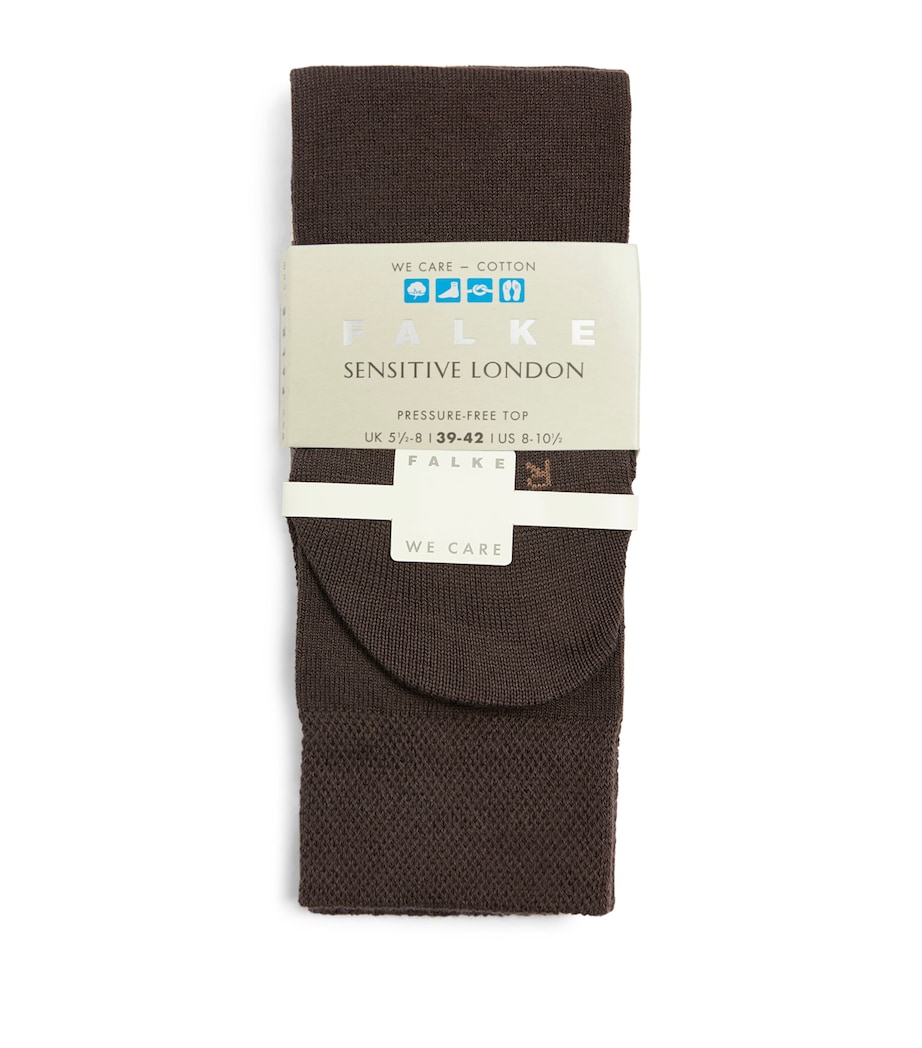 Sensitive London Socks 5239 DARK BROWN Image 1