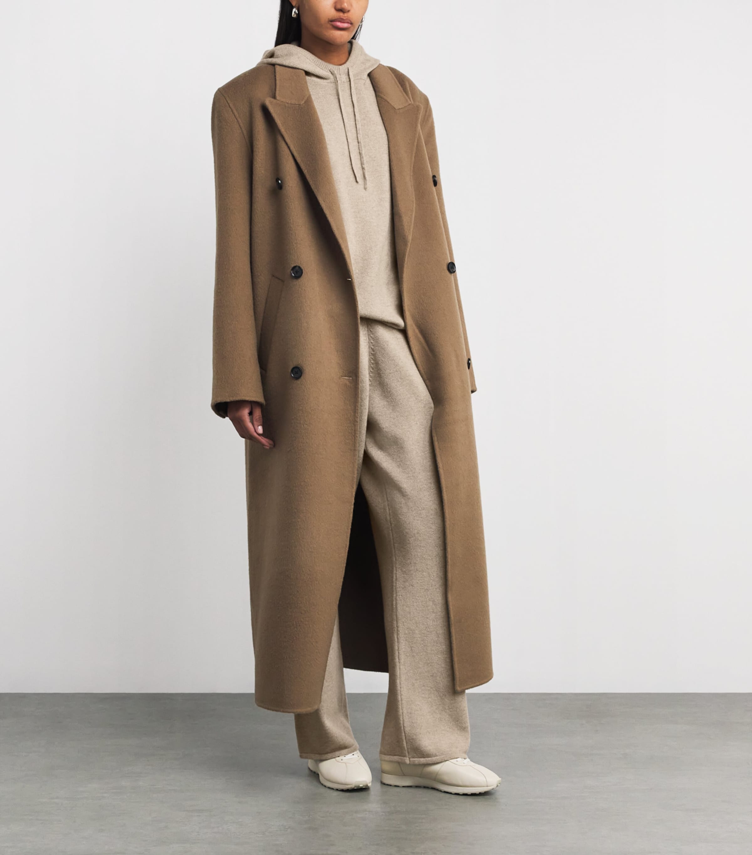 Cashmere Hoodie DARK MEDIUM DYED Image 5