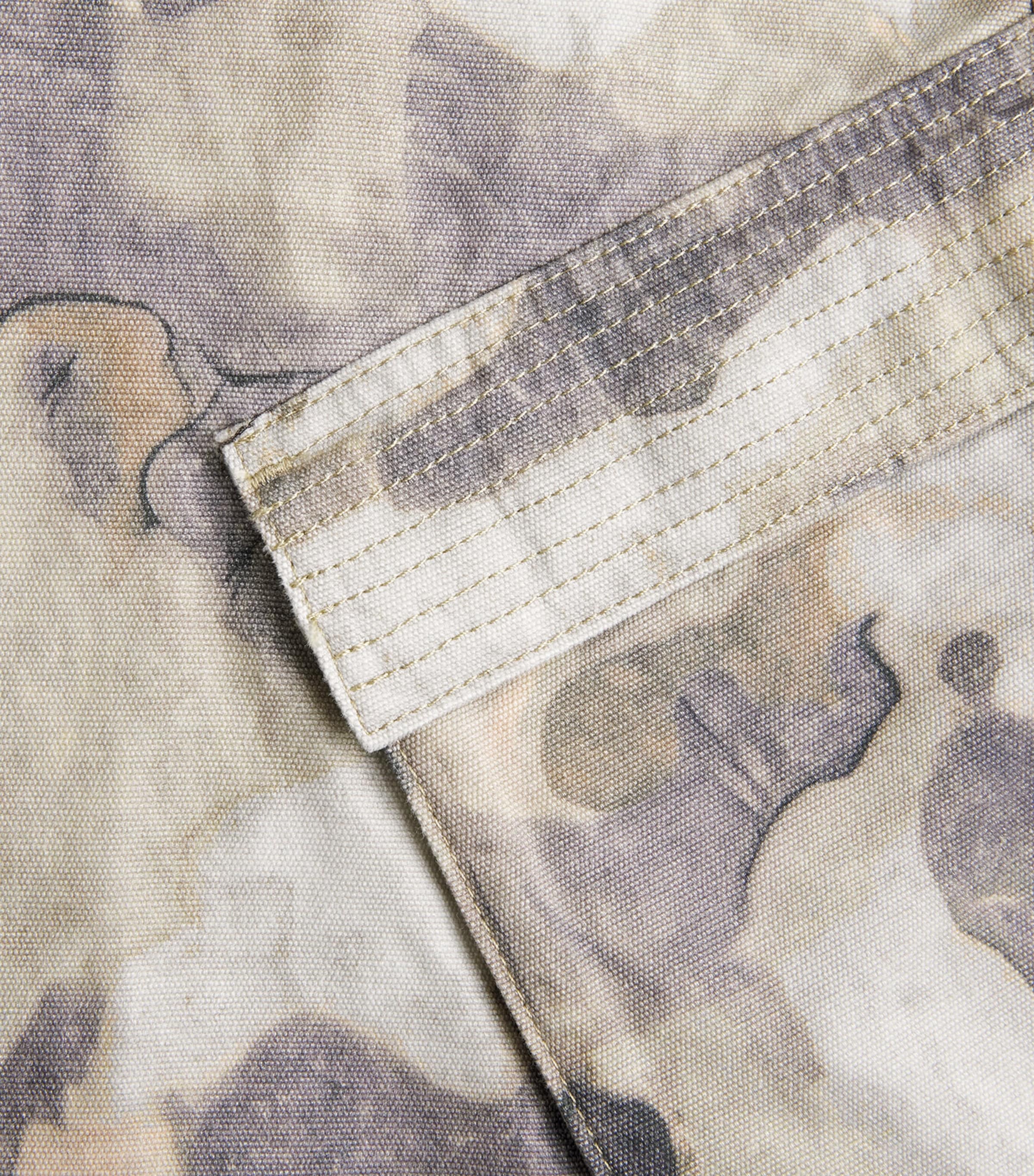 Represent Mens Camouflage Cargo Trousers Riot Camo Image 6