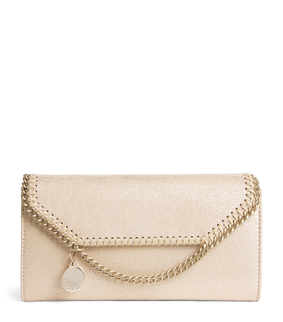Faux Leather Falabella Chain Wallet T701 GOLD Image 1
