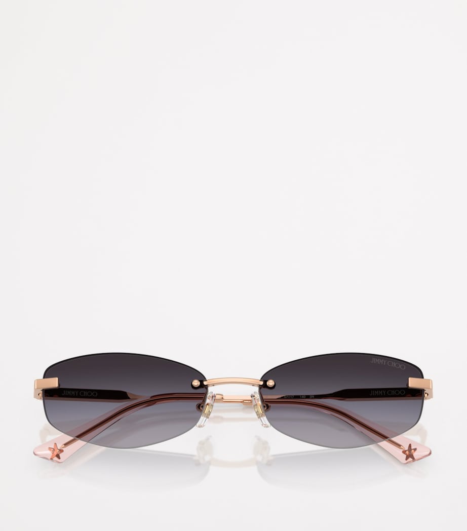 Wire Oval Sunglasses 30088G Image 5