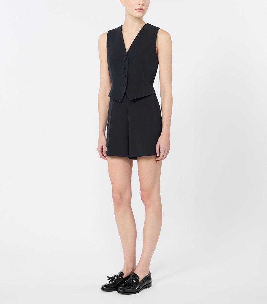 Max Mara Womens Cady Jumpsuit Navy Image 2