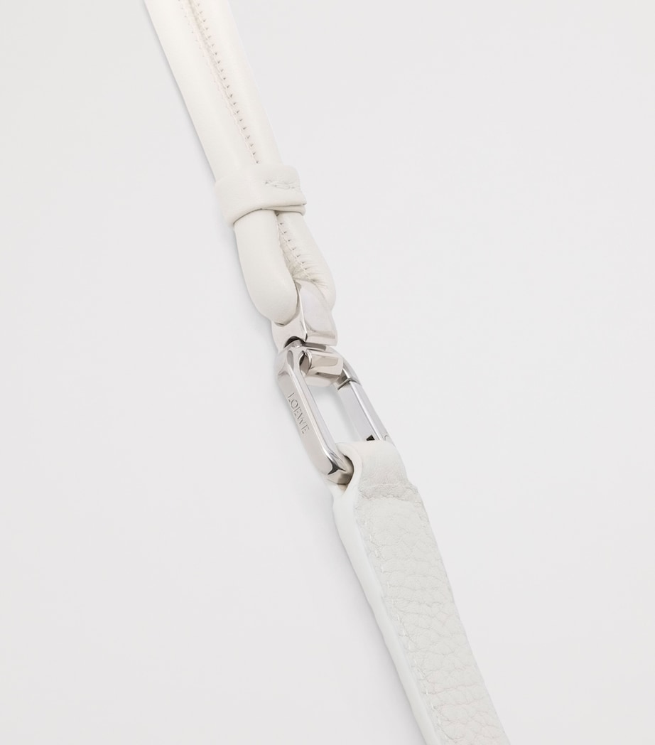 Small Calfskin Madrid Shoulder Bag SOFT WHITE Image 13