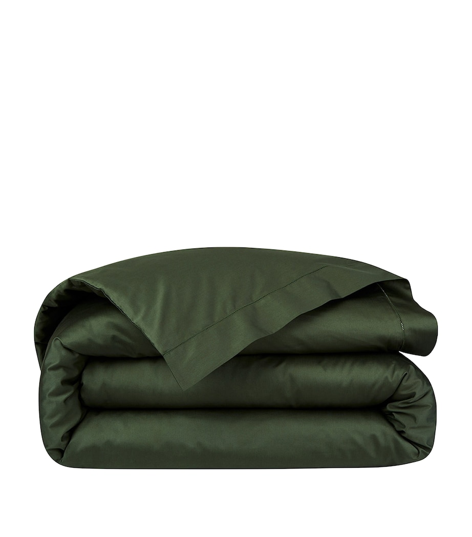 Cotton RL624 Super King Duvet Cover (260cm x 220cm) DKGREEN Image 1