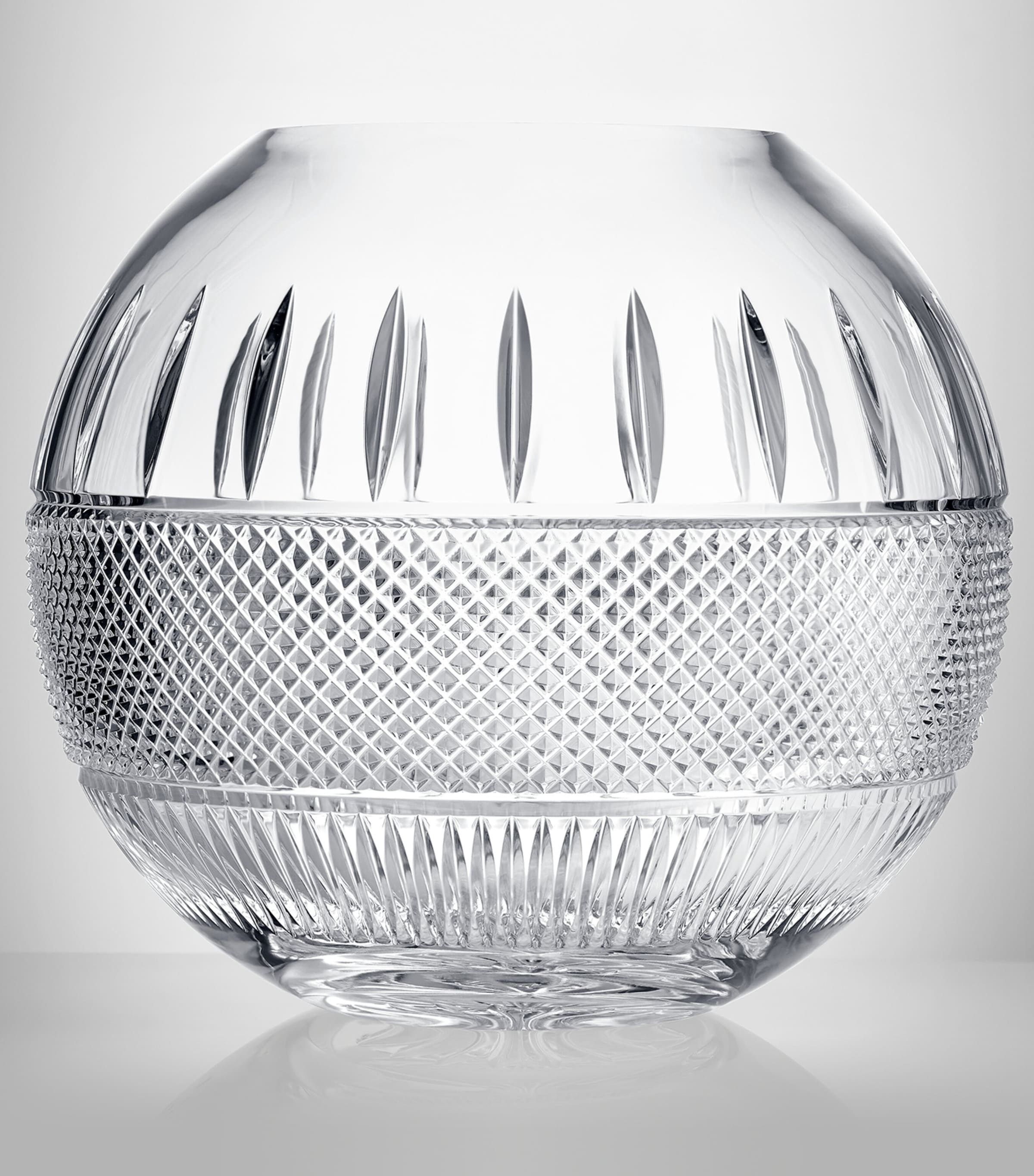 Crystal Mastercraft Irish Lace Rose Bowl (30cm) CLEAR Image 3