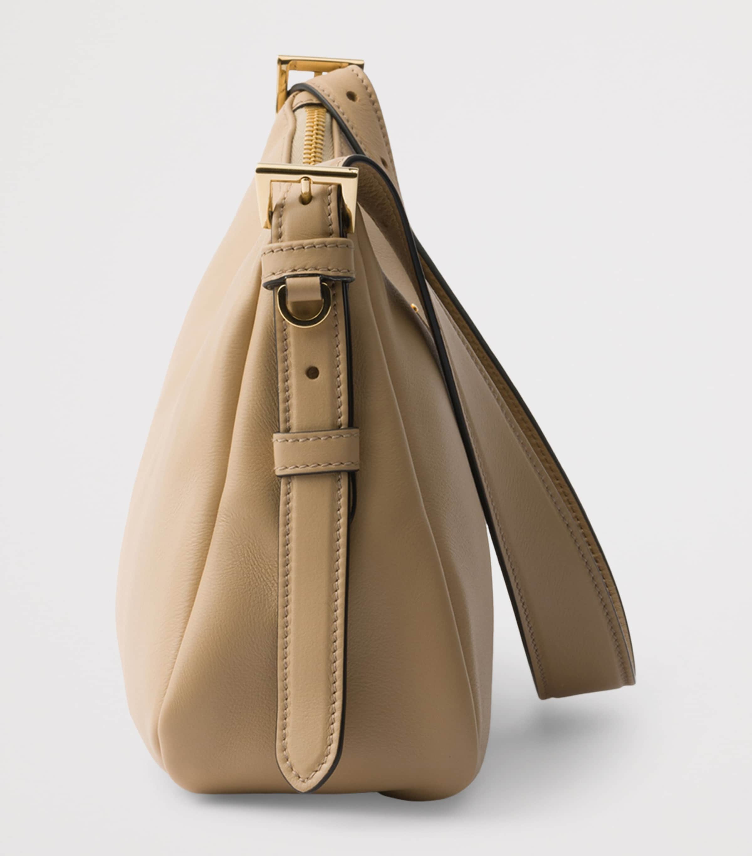 Medium Leather Aimée Shoulder Bag F02YP Image 5