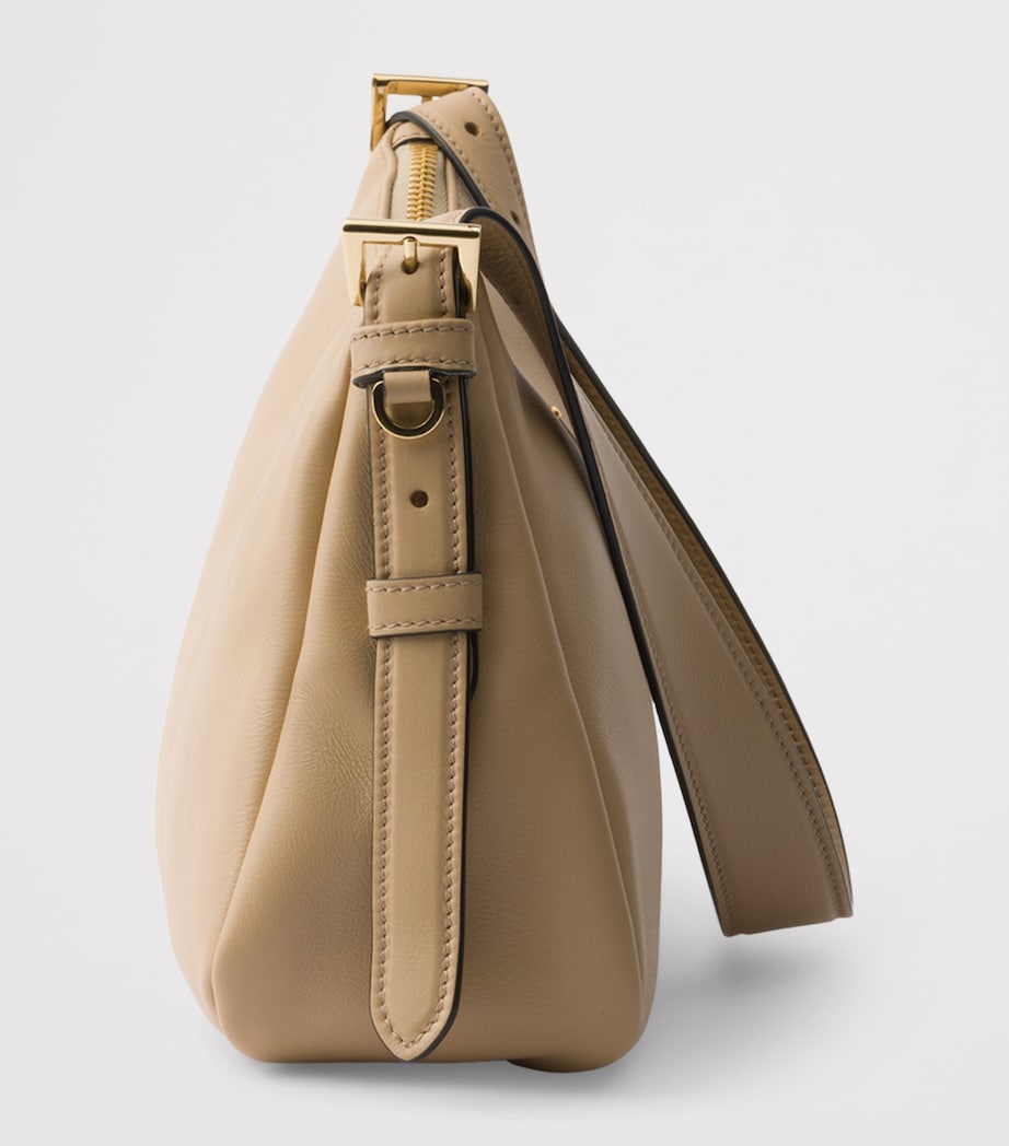 Medium Leather Aimée Shoulder Bag F02YP Image 5