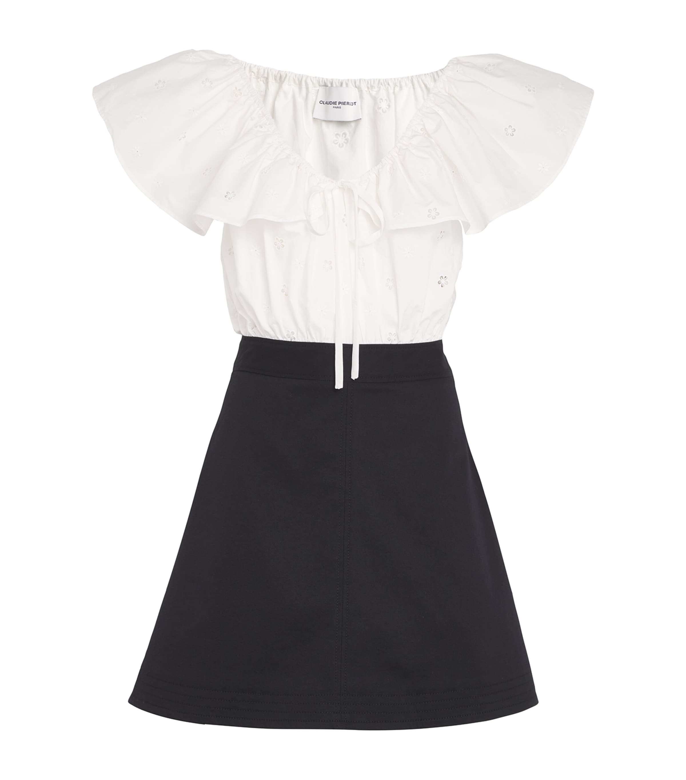 Claudie Pierlot Cotton-blend Mini Dress