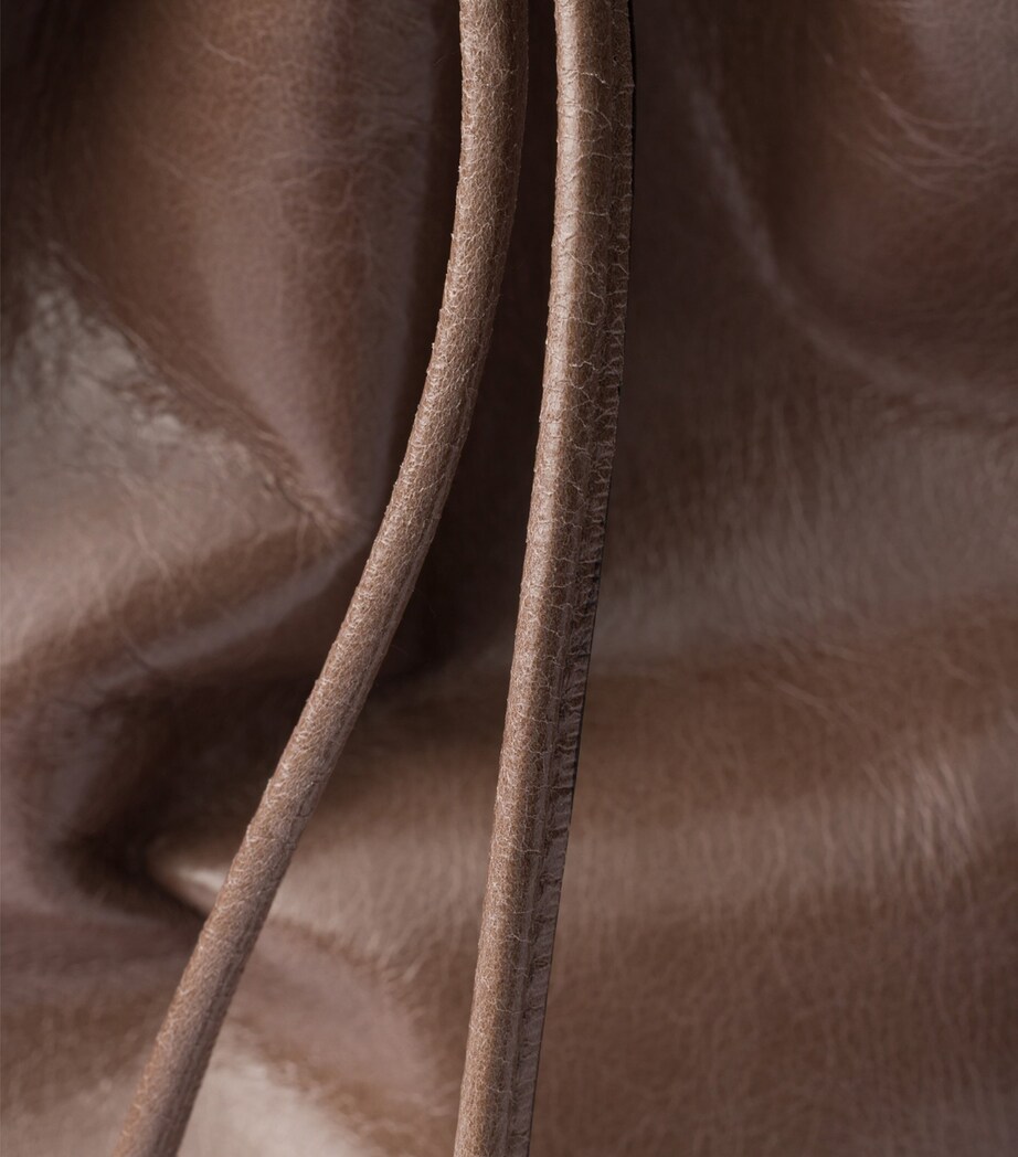 Prada Extra Large Leather Bonnie Top-Handle Bag Image 5