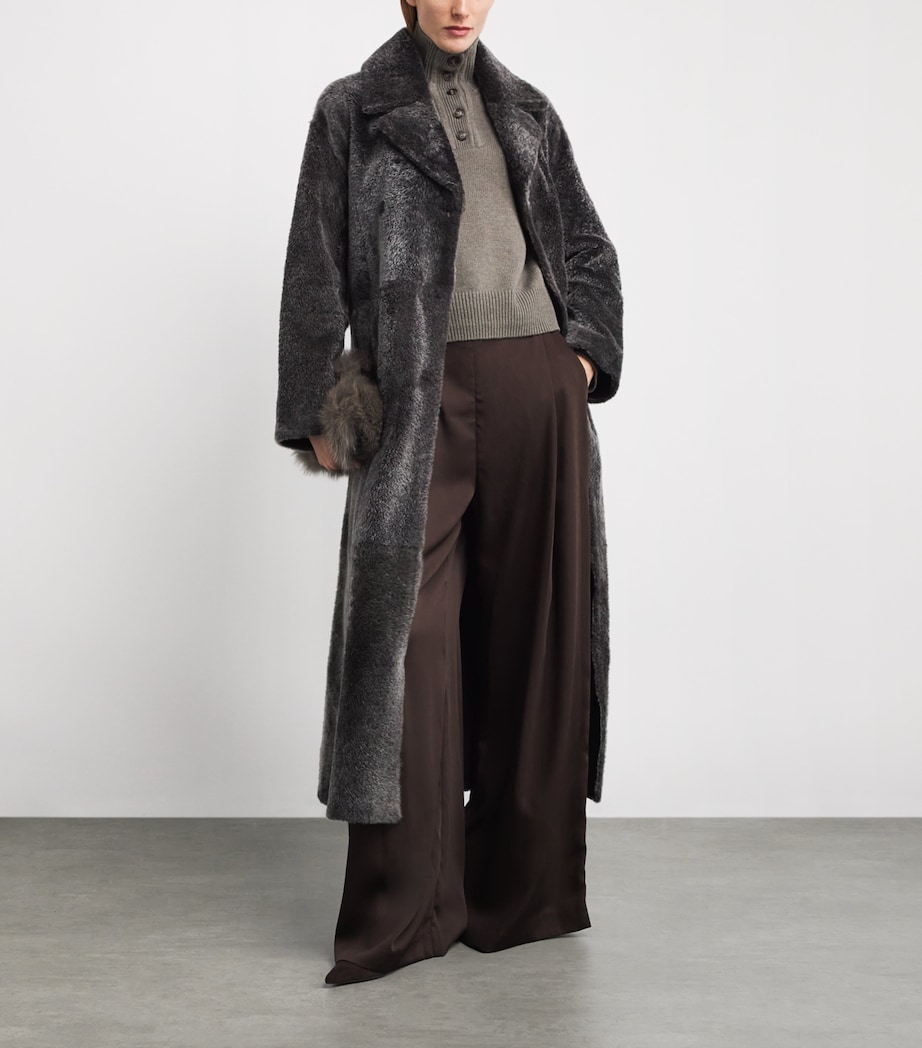 Wool-Cashmere High-Neck Sweater B3084 Image 2