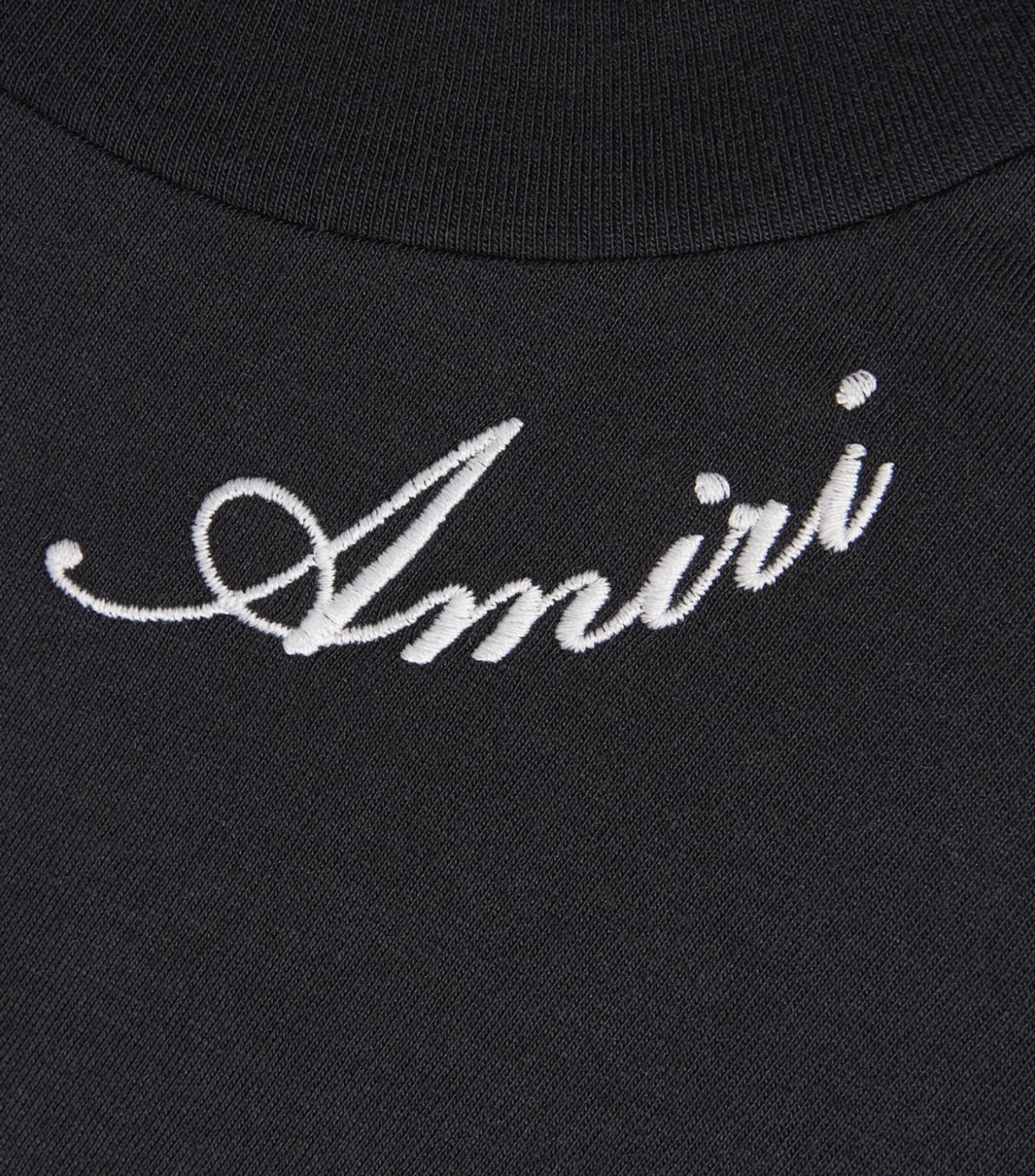 AMIRI Mens Cotton Script T-Shirt Black Image 6