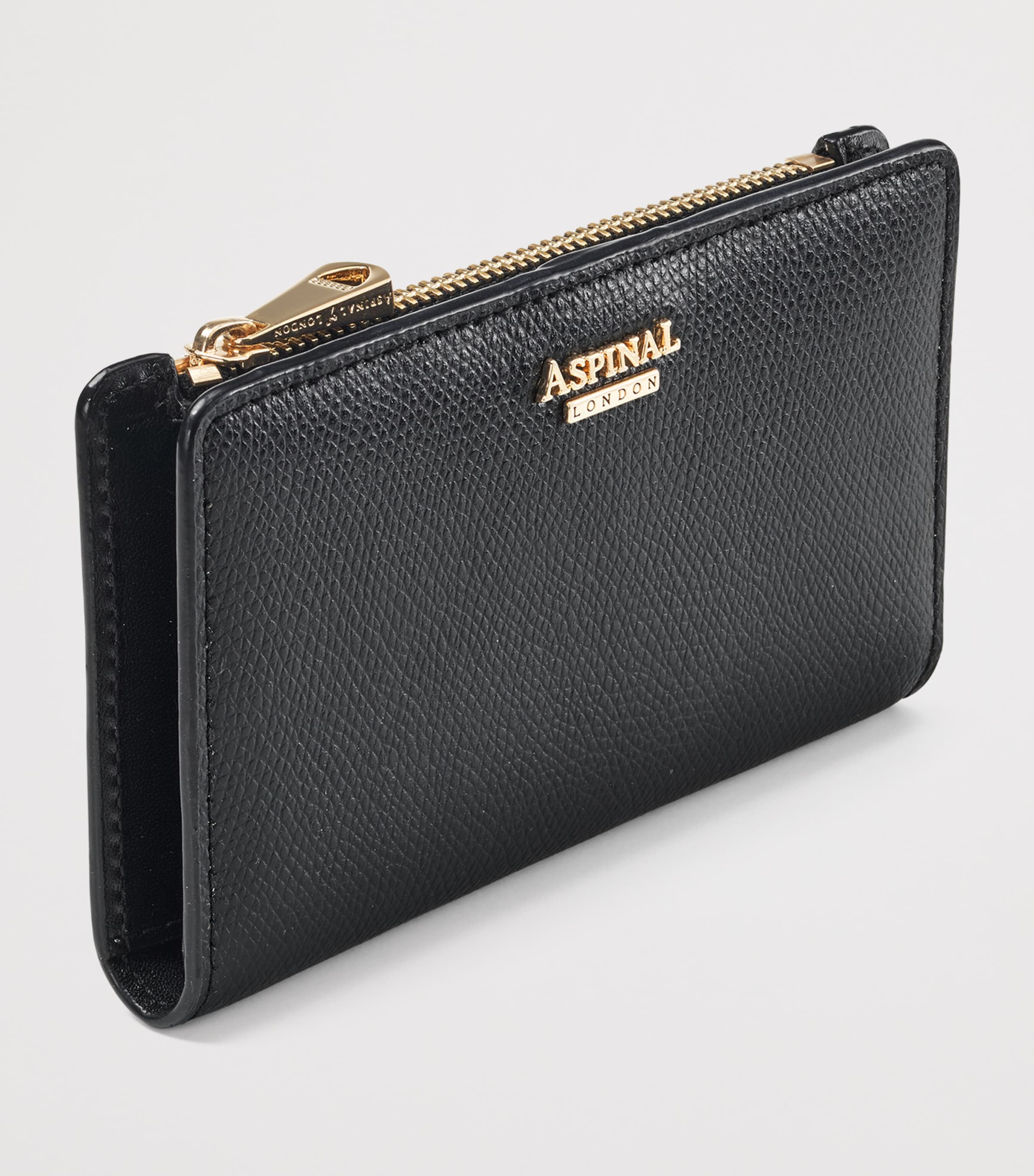 Small Leather Mayfair Purse BLACK Image 2