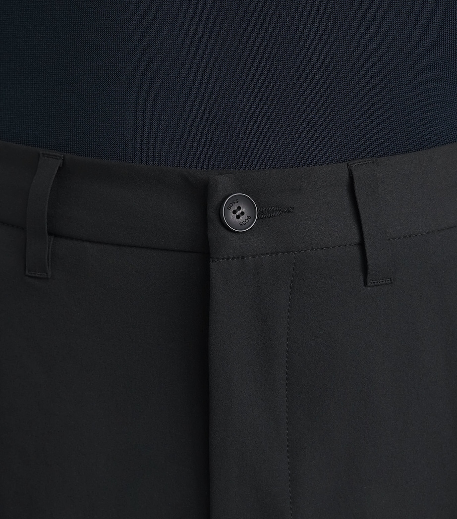 BOSS Mens Commuter Slim Chinos Black Image 3