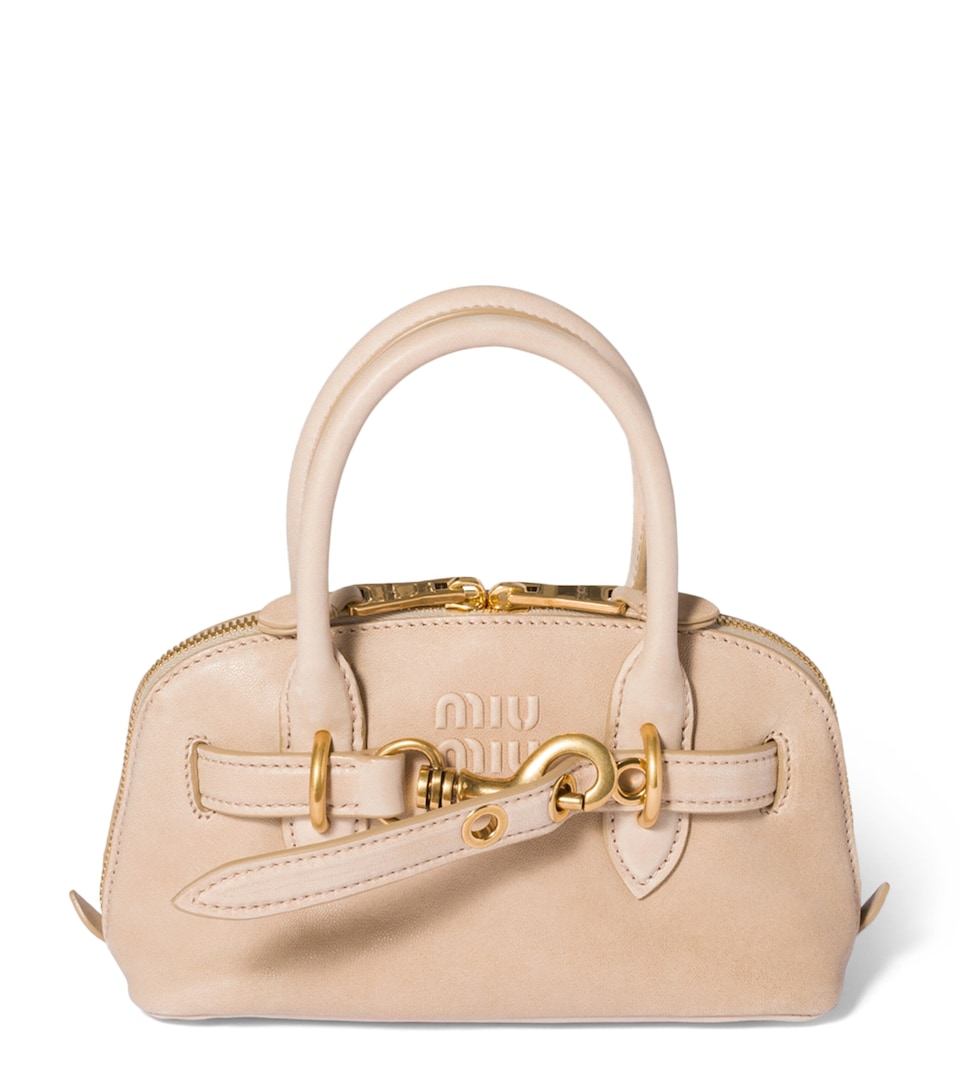 Mini Nappa Leather Aventure Top-Handle Bag