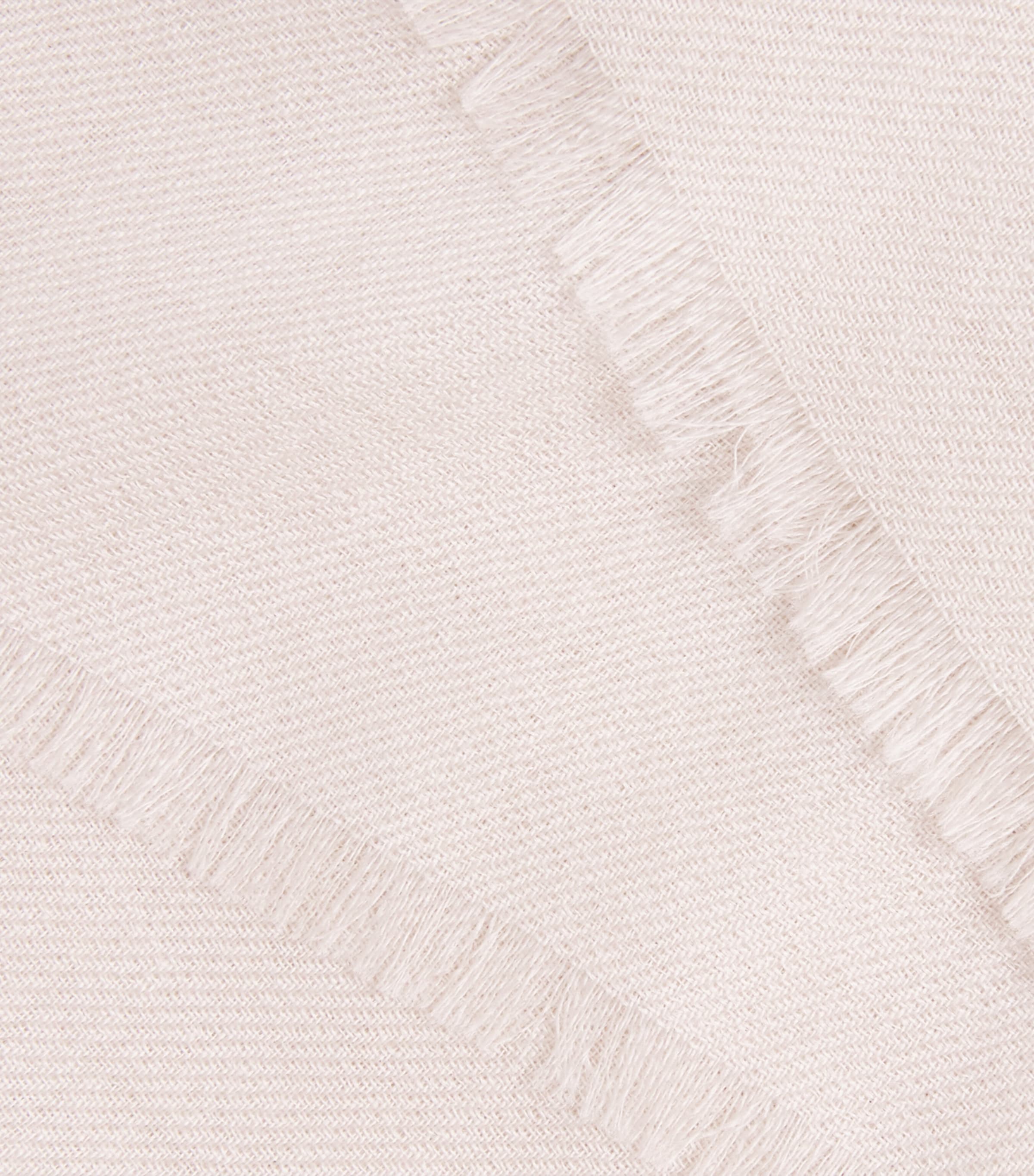 Agnona Cashmere Scarf Beige Greige Image 4