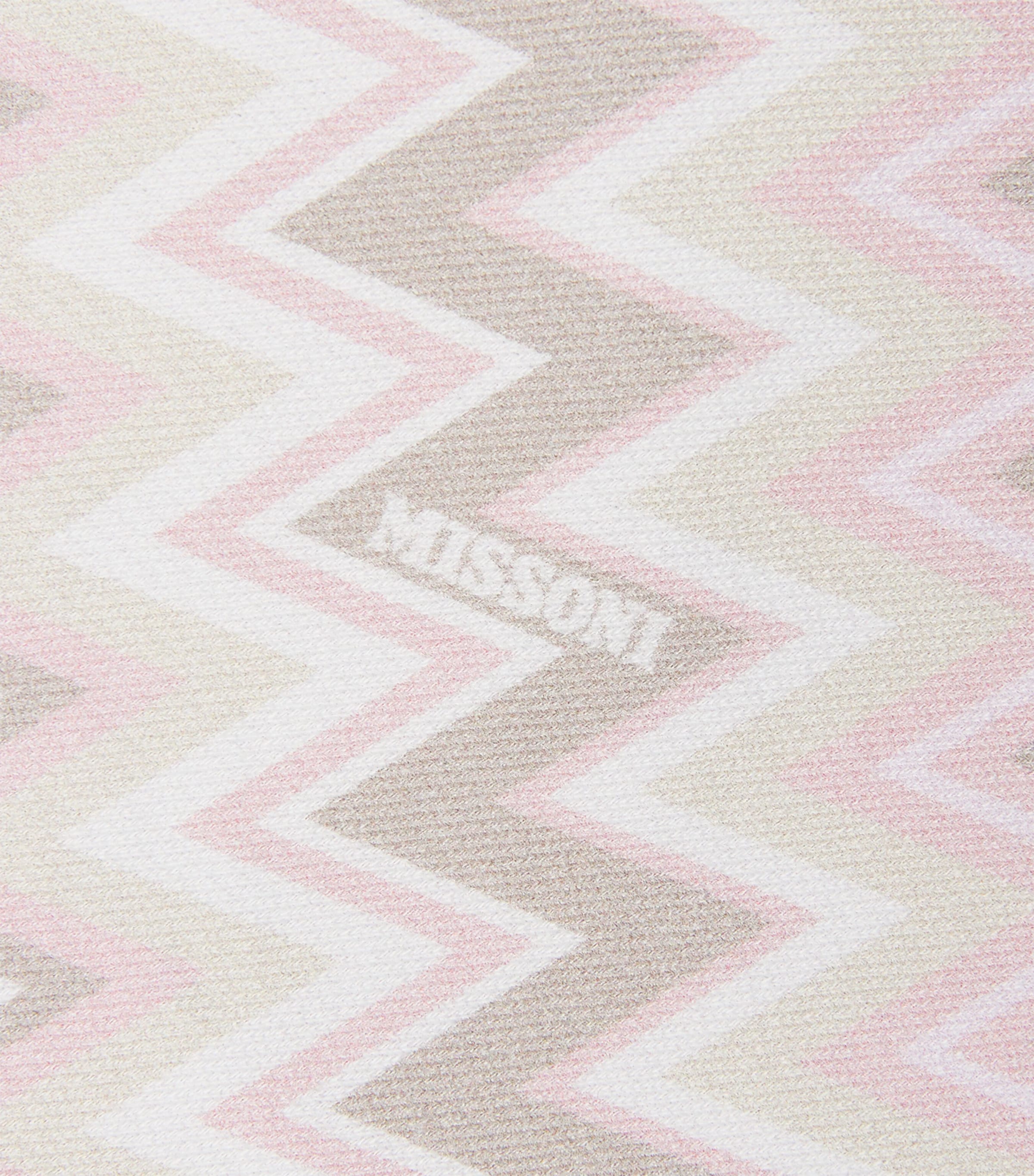 Missoni Kids Stretch-Cotton Zigzag Sweatshirt (4-14 Years) Rosa/beige Image 3