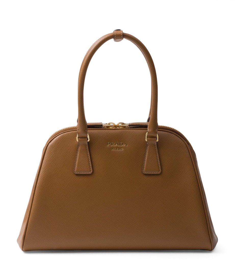 Prada Medium Saffiano Leather Top-Handle Bag Image 1