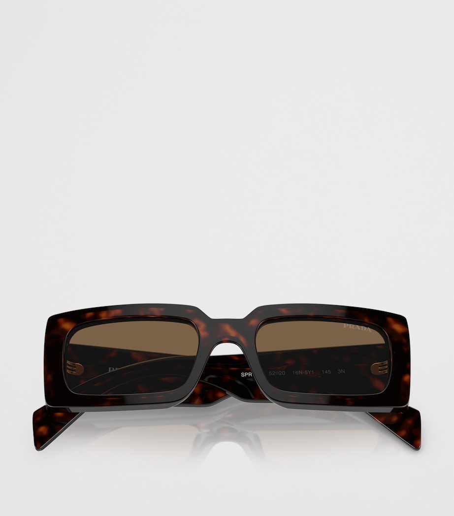 Acetate PR A07S Rectangular Sunglasses 16N5Y1 Image 5