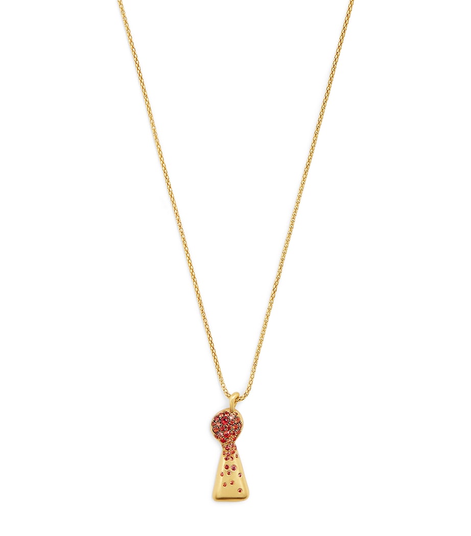 Yellow Gold and Sapphire Unlock Happiness Necklace YELLOW GOLD Image 1