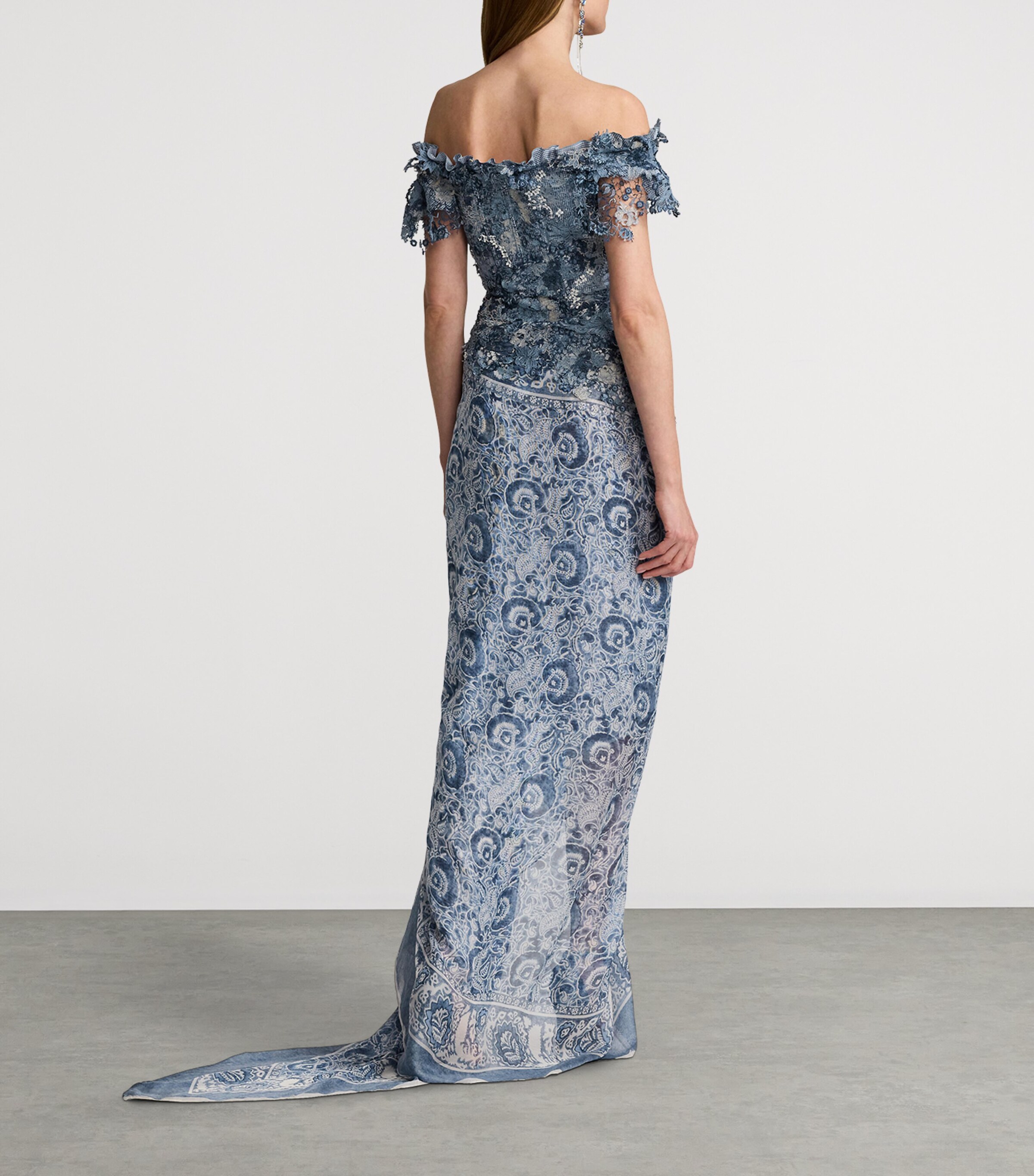 Mulberry Silk Ivanna Dress BLUE MULTI Image 7