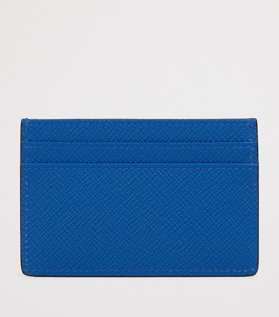 Panama Leather Card Holder CERULEAN Image 1