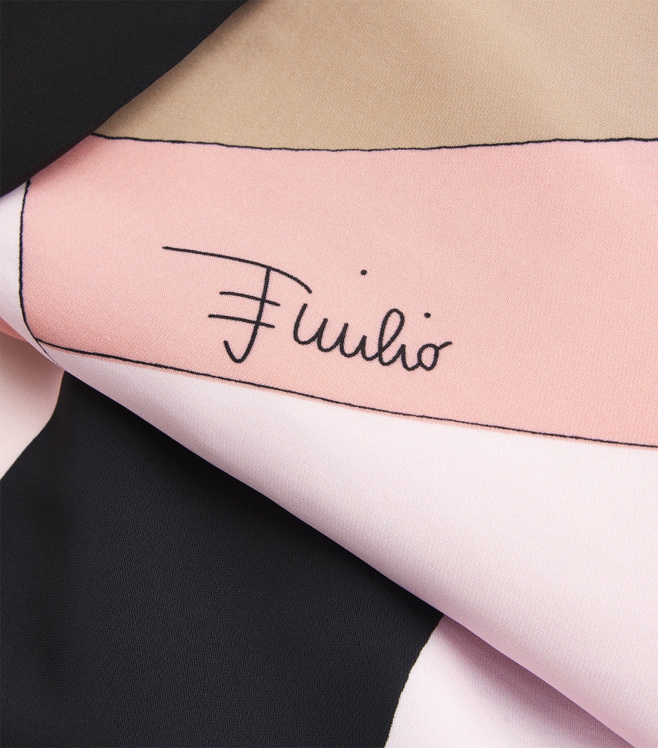 Iride Print Halterneck Jumpsuit 999 NERO Image 5