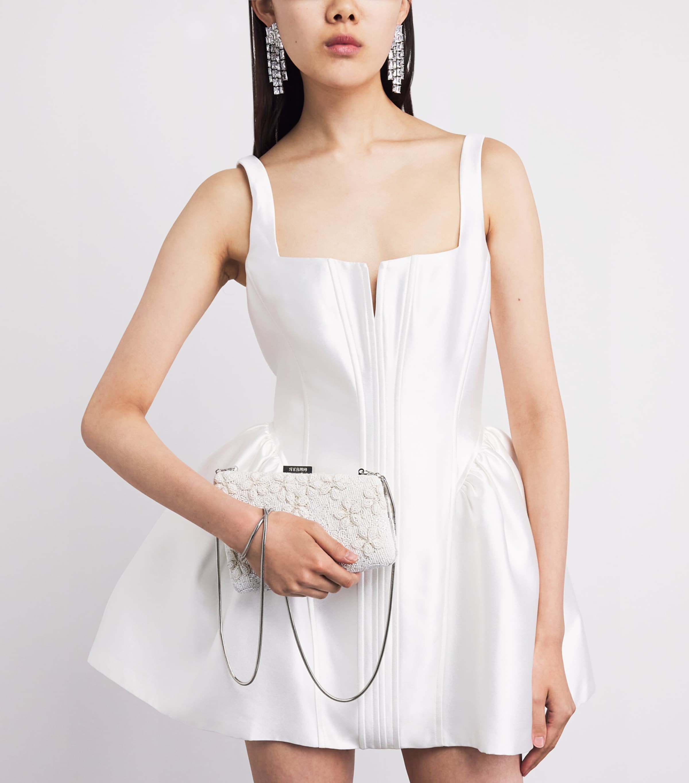 STAUD Beaded Carmella Clutch Bag Grpd Garden Party Image 2