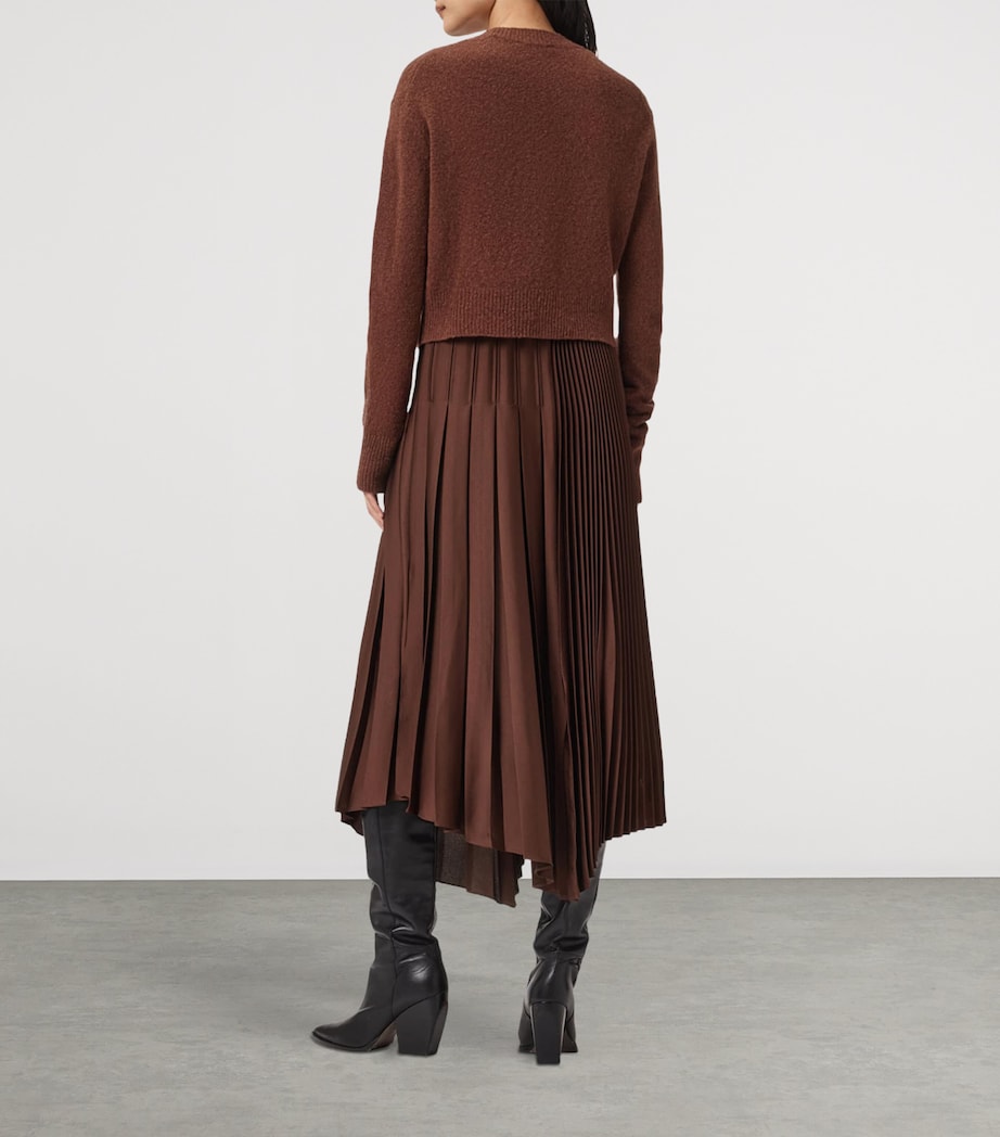 2-in-1 Jax Midi Dress CHESTNUT BROWN Image 3