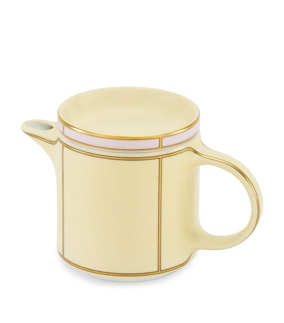 GINORI 1735 Porcelain Colonna Diva Giallo Coffee Pot (500ml) Image 1