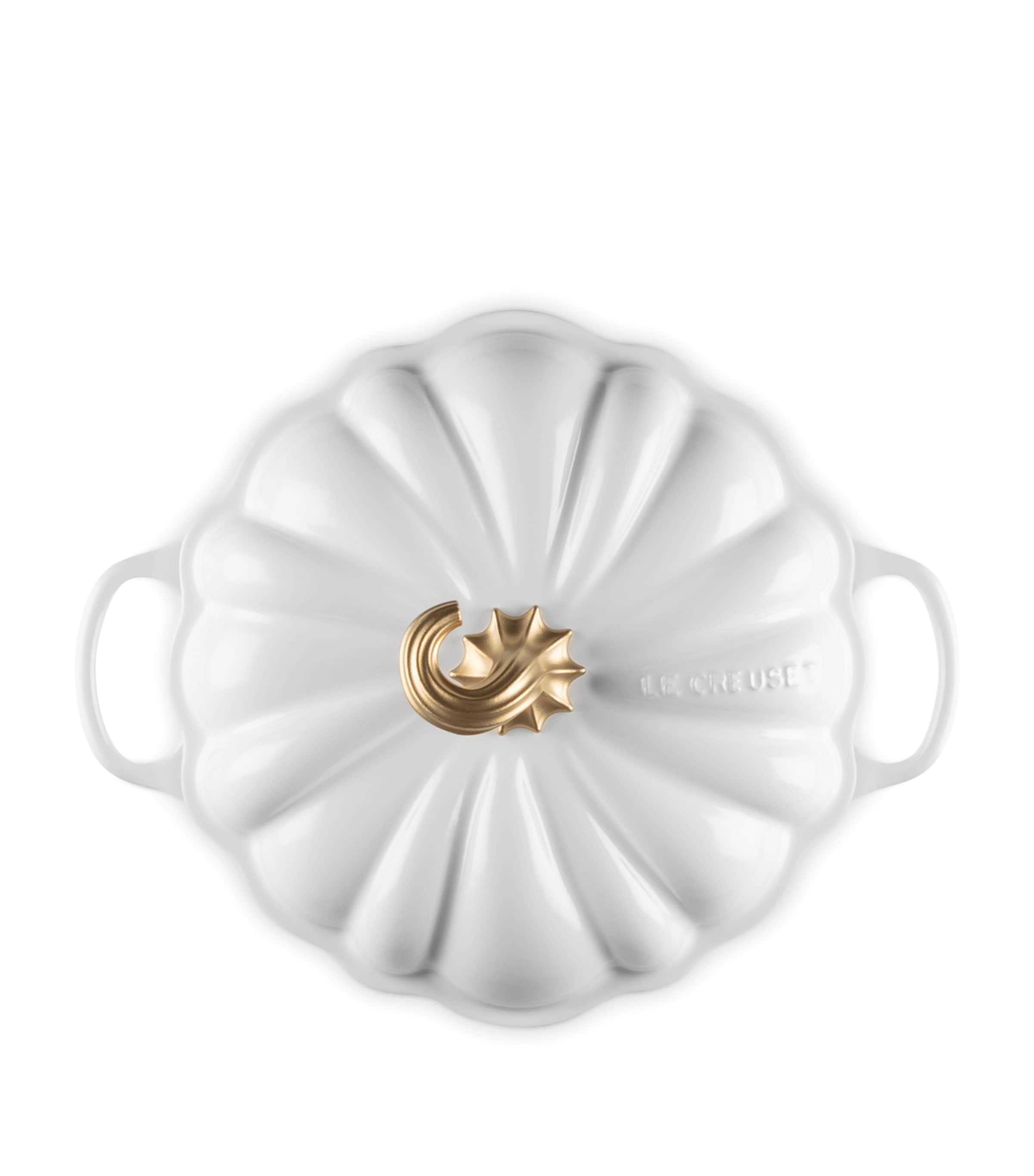 Cast Iron Pumpkin Casserole Dish (24cm) VOLCANIC Image 2