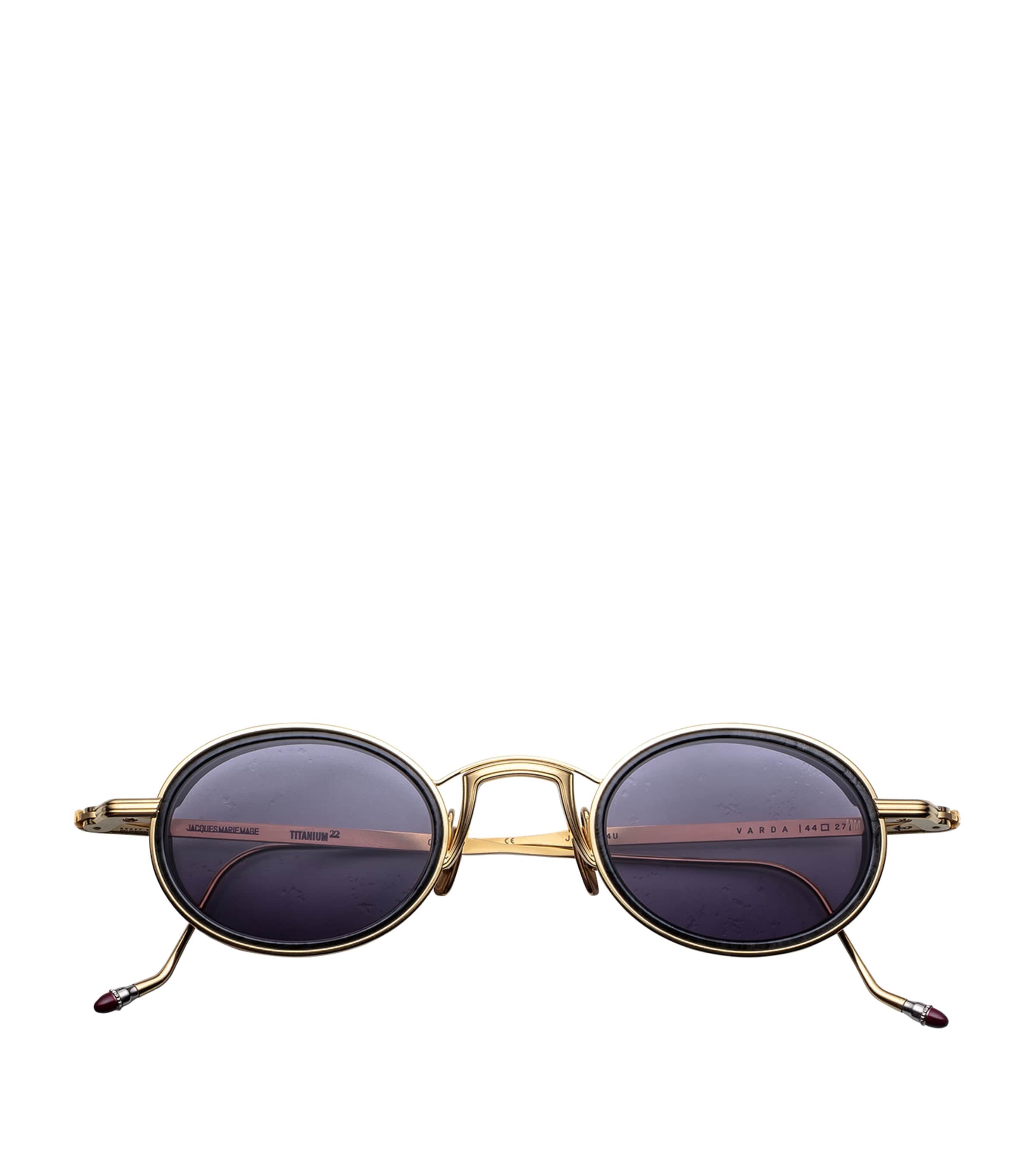 Jacques Marie Mage Metal Varda Sunglasses In Purple