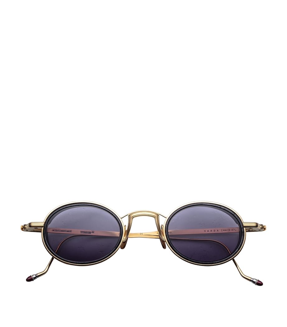 Metal Varda Sunglasses  MAHOG   CR39 Image 1
