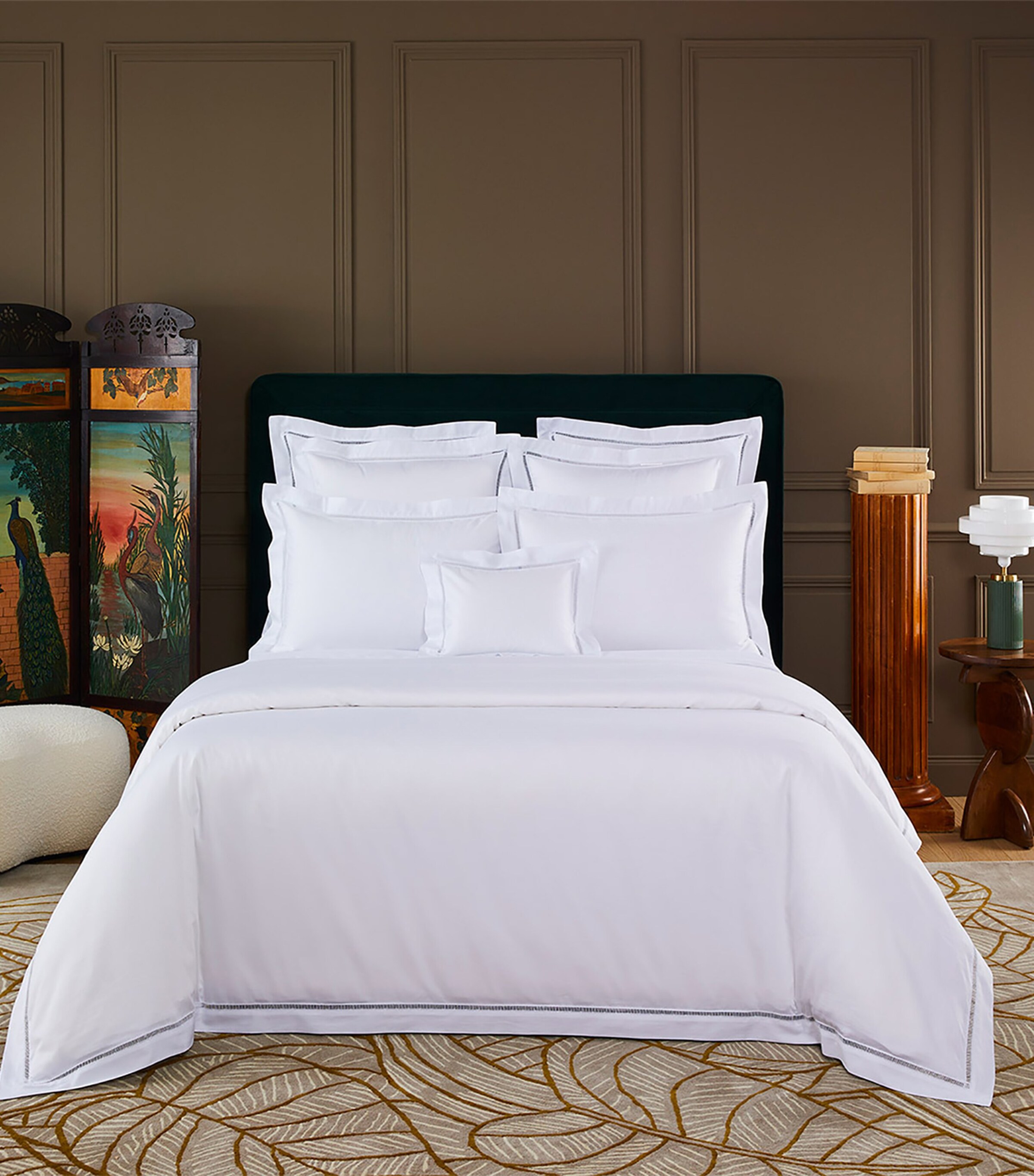 Yves Delorme Colisée Blanc King Duvet Cover (220cm x 240cm) Blanc Image 2