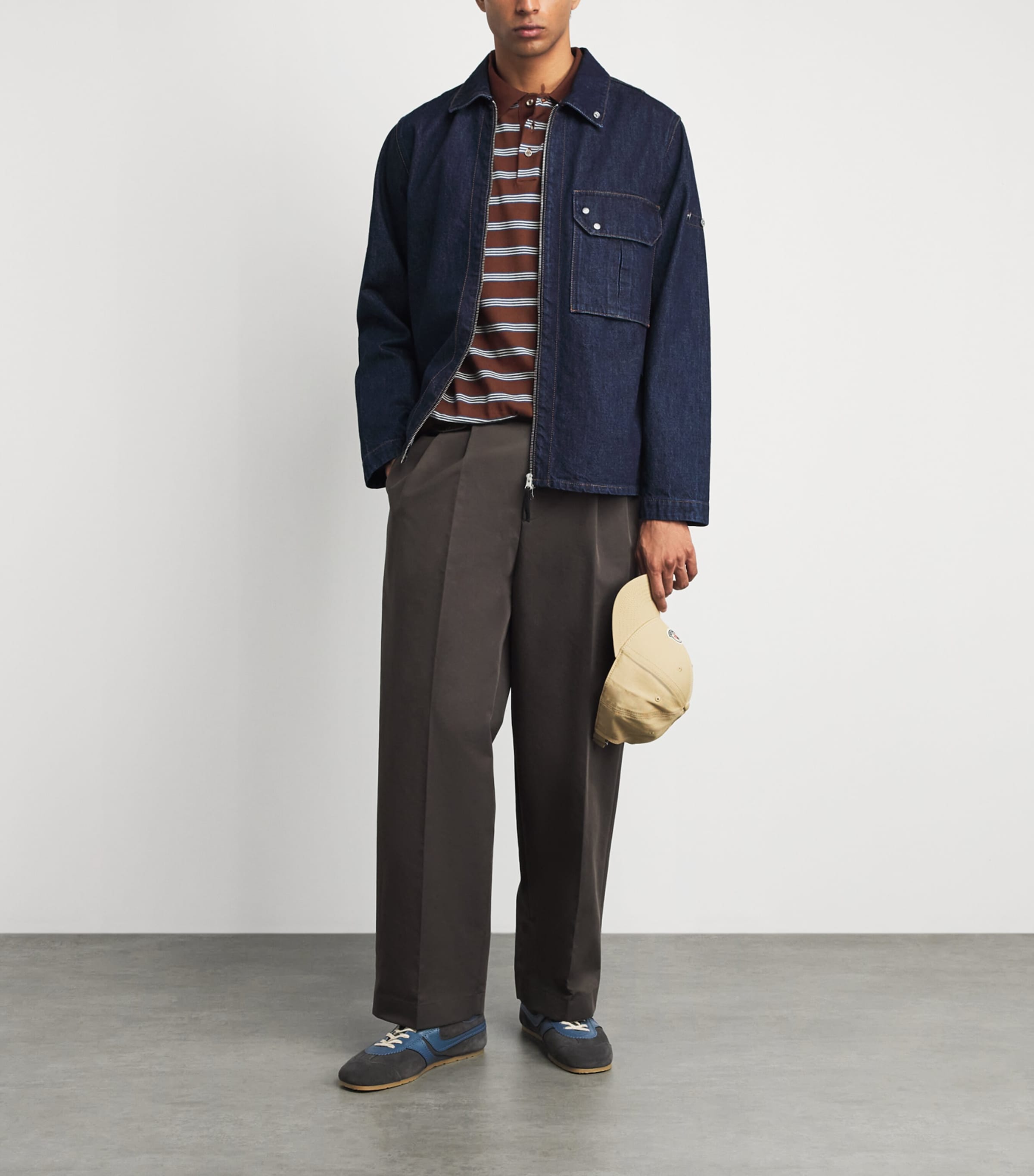 Moncler Mens Cotton Polo Shirt Image 2