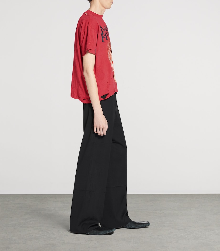 Balenciaga Womens Cotton Isabelle T-Shirt Image 6