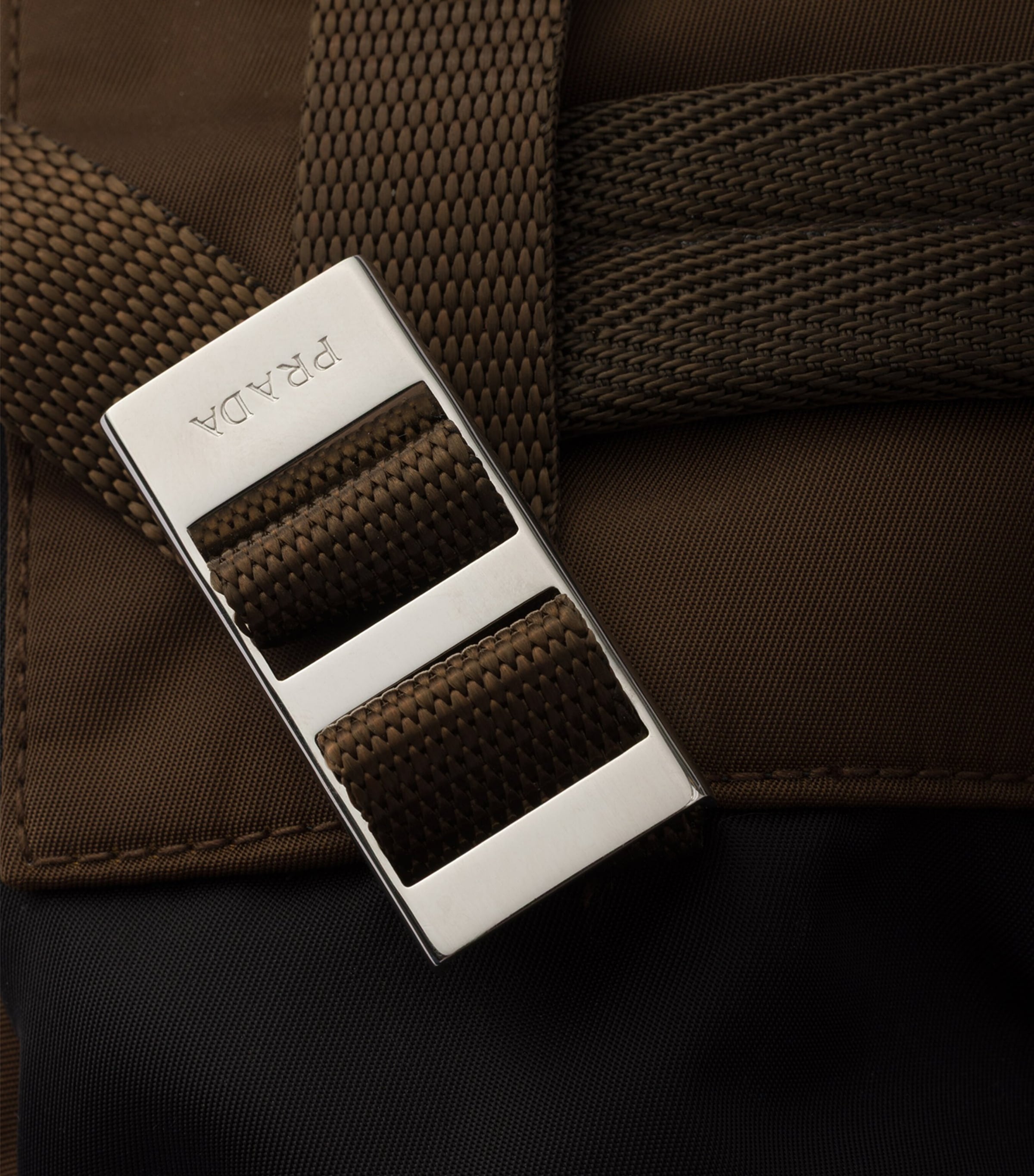 Prada Re-Nylon and Saffiano Leather Backpack Image 6