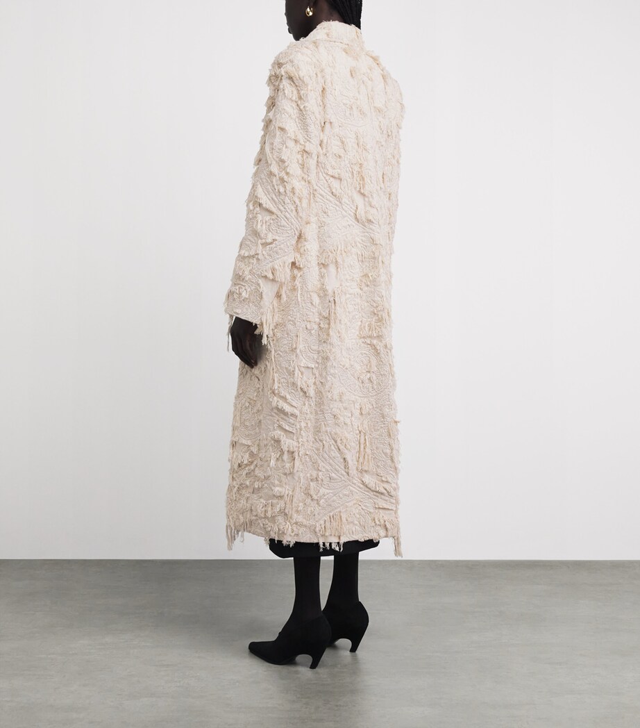 CAMILLA AND MARC Womens Double-Breasted Tundra Coat Stone Image 5