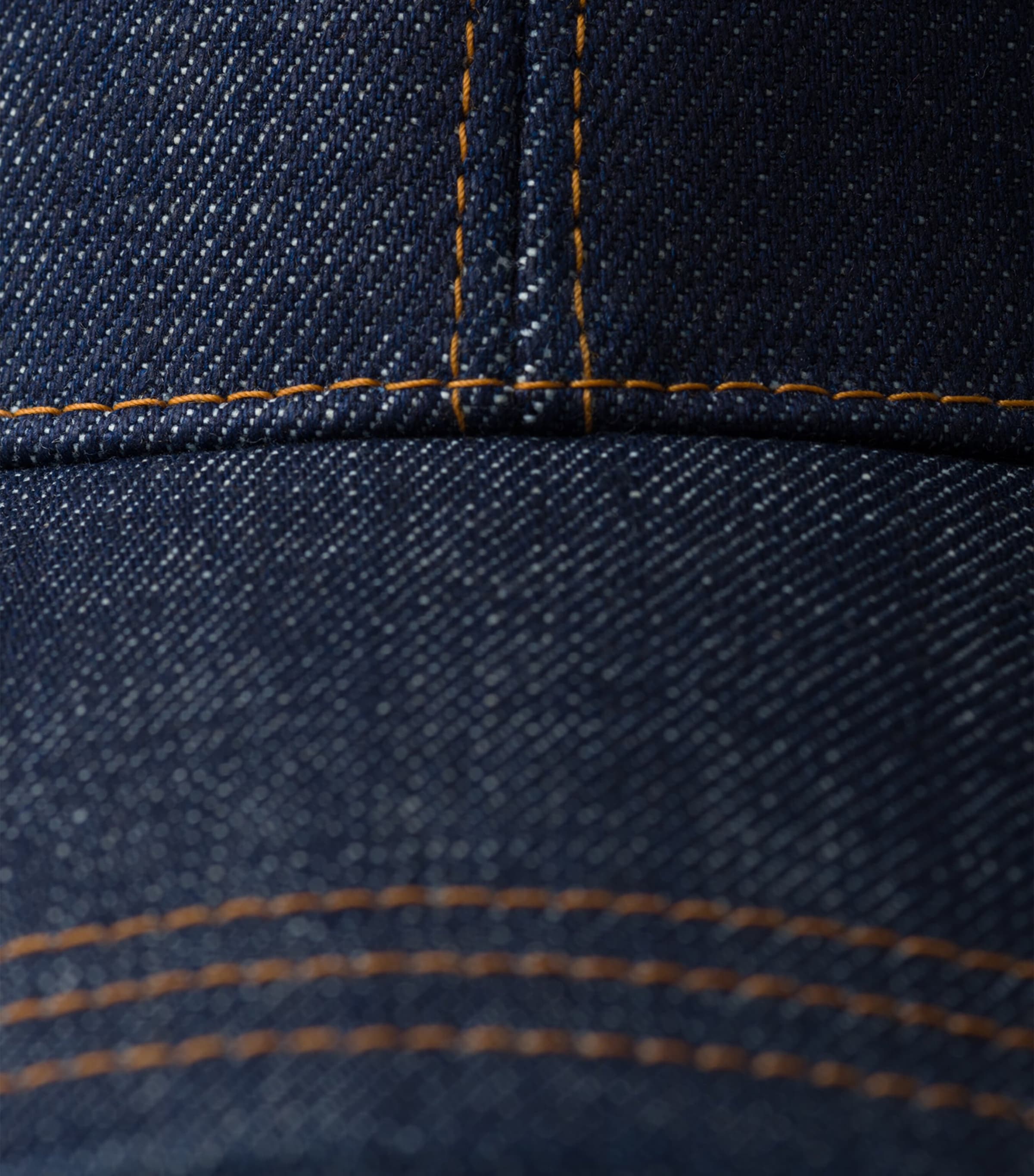 Selvedge Denim Baseball Cap F0008 Image 4