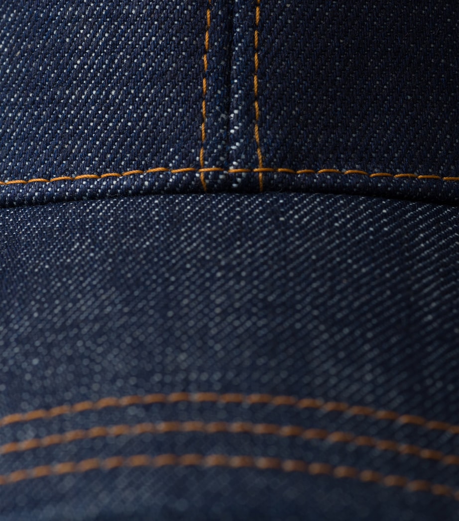 Selvedge Denim Baseball Cap F0008 Image 4