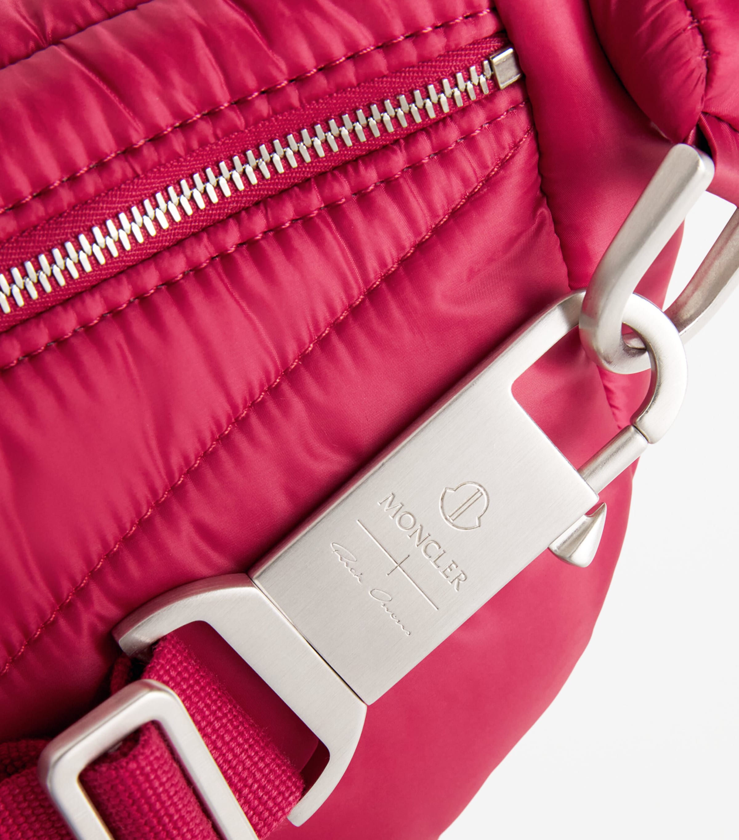 x Moncler Down Marsupio Belt Bag 438 - CARNELIAN Image 4