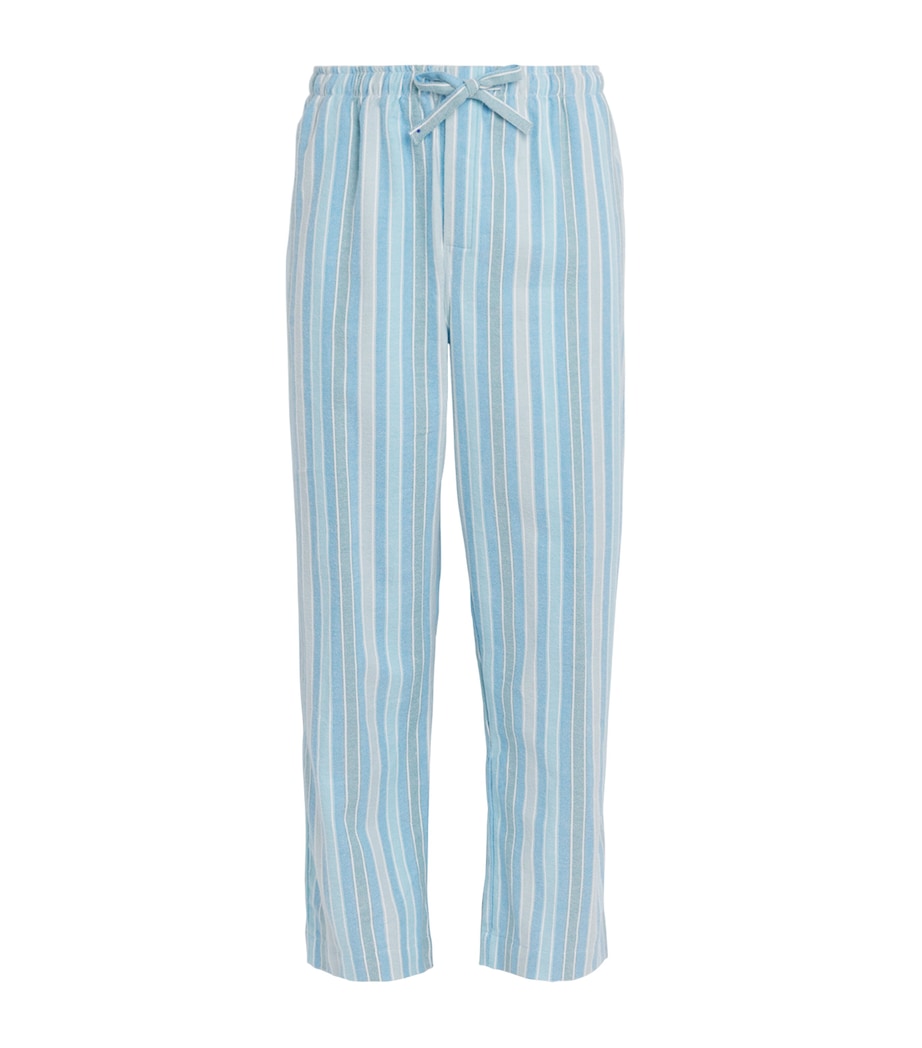 Brushed Cotton Pyjama Trousers 015 BLUE Image 1