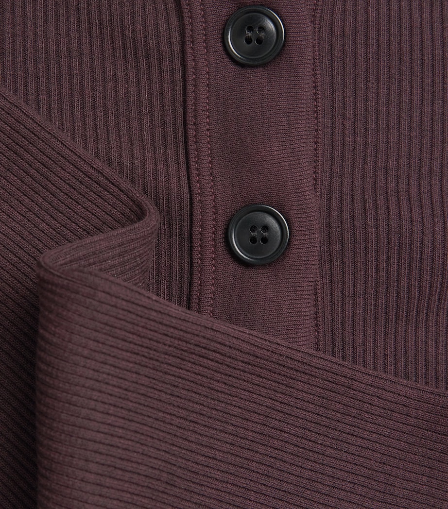 Varra Henley T-Shirt MAHOGANY Image 5