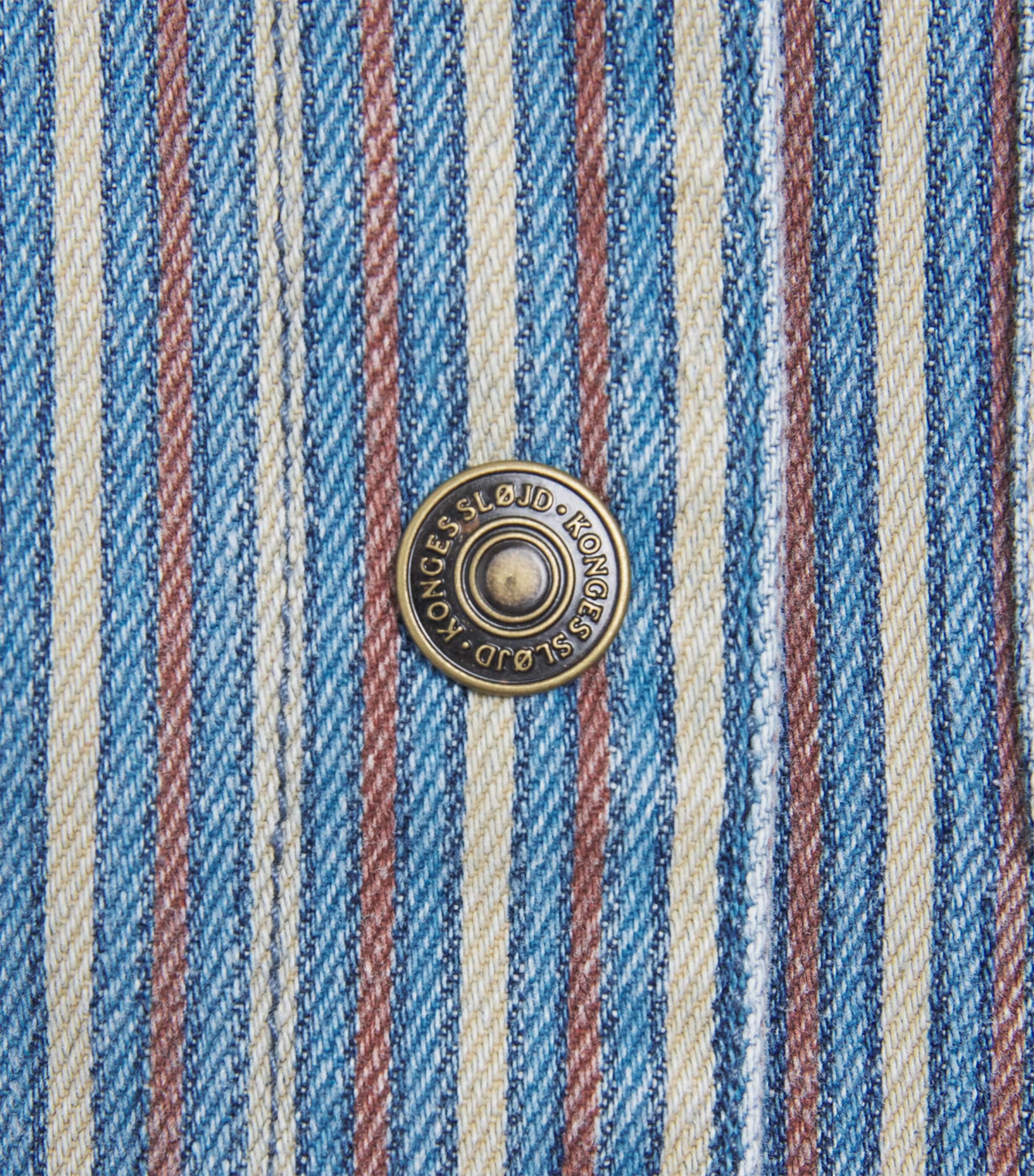 KONGES SLOJD Stripe Magot Denim Shirt (9 Months-10 Years) Bleu Image 3